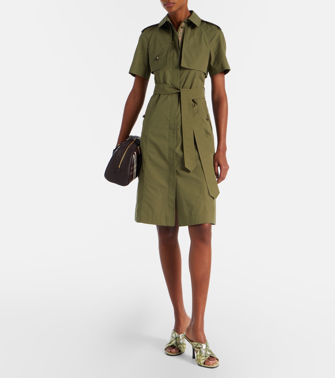 Cotton shirt dress | Burberry