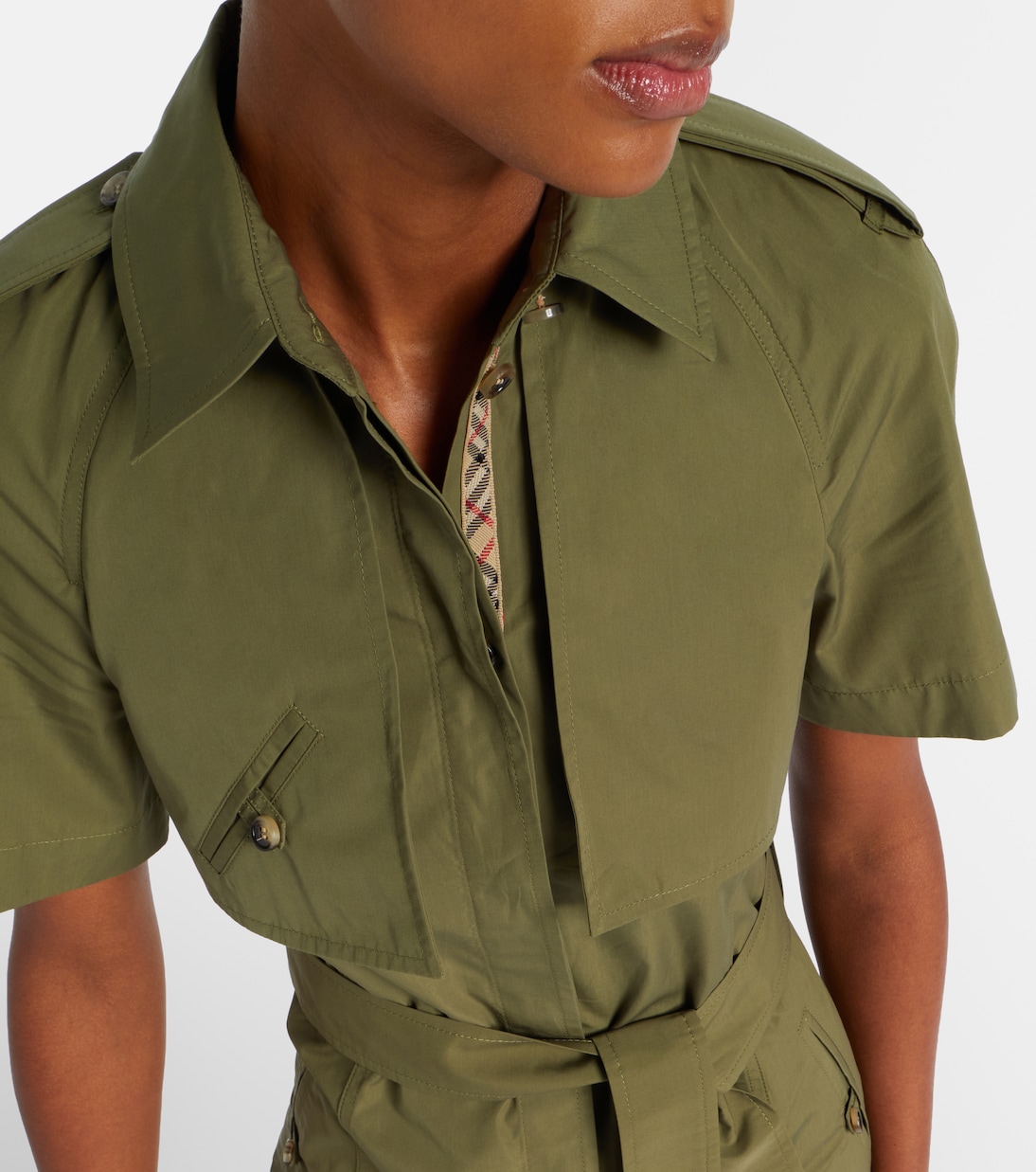 Cotton shirt dress | Burberry