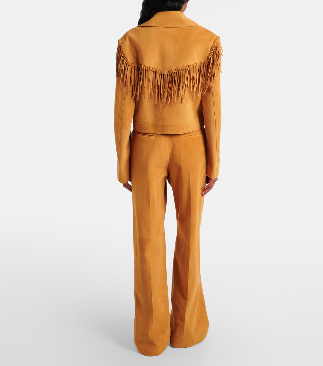 Norman belted suede wide-leg pants | Gabriela Hearst