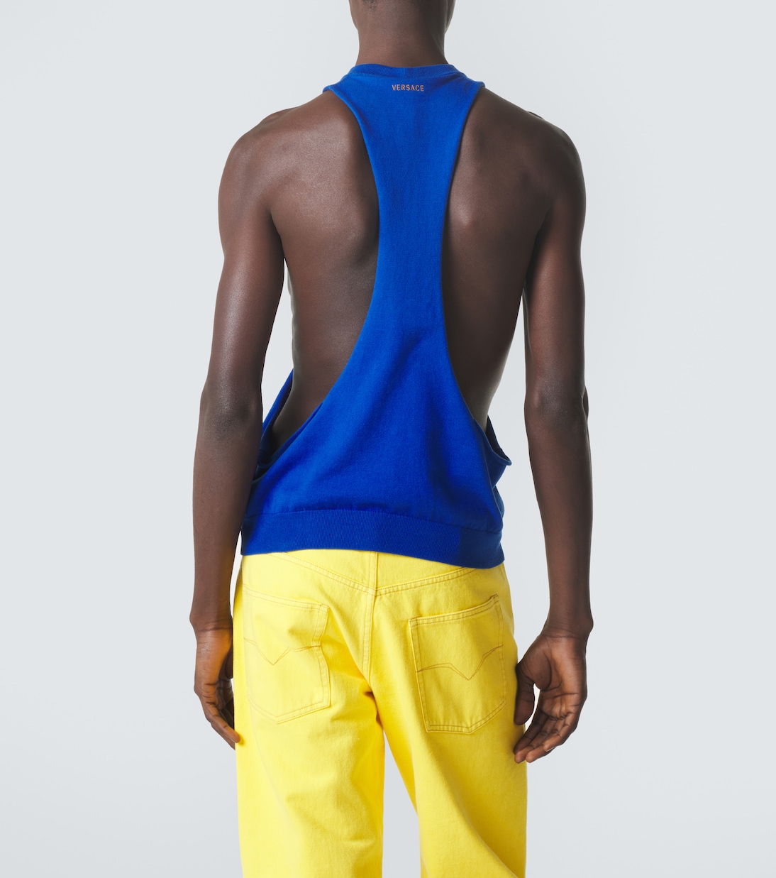 Cotton tank top | Versace