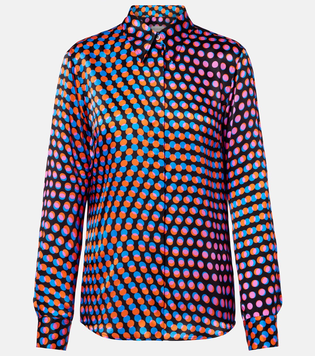 Polka-dot silk shirt | Dries Van Noten
