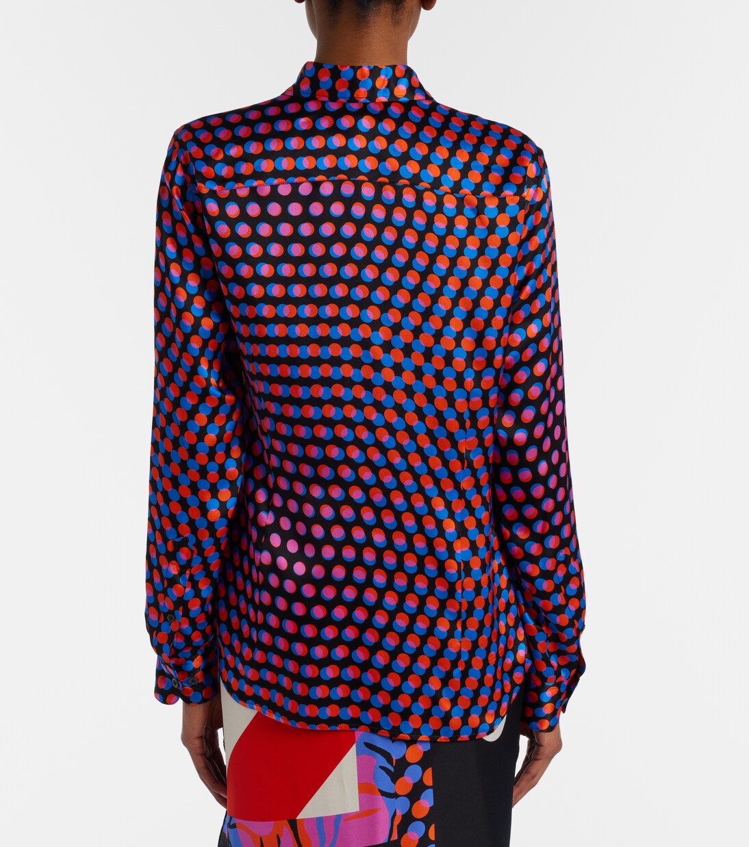 Polka-dot silk shirt | Dries Van Noten