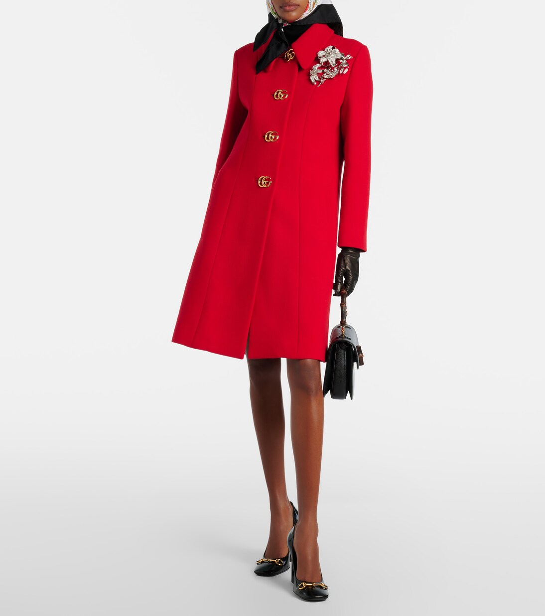 Signora Horsebit 110 patent leather pumps | Gucci