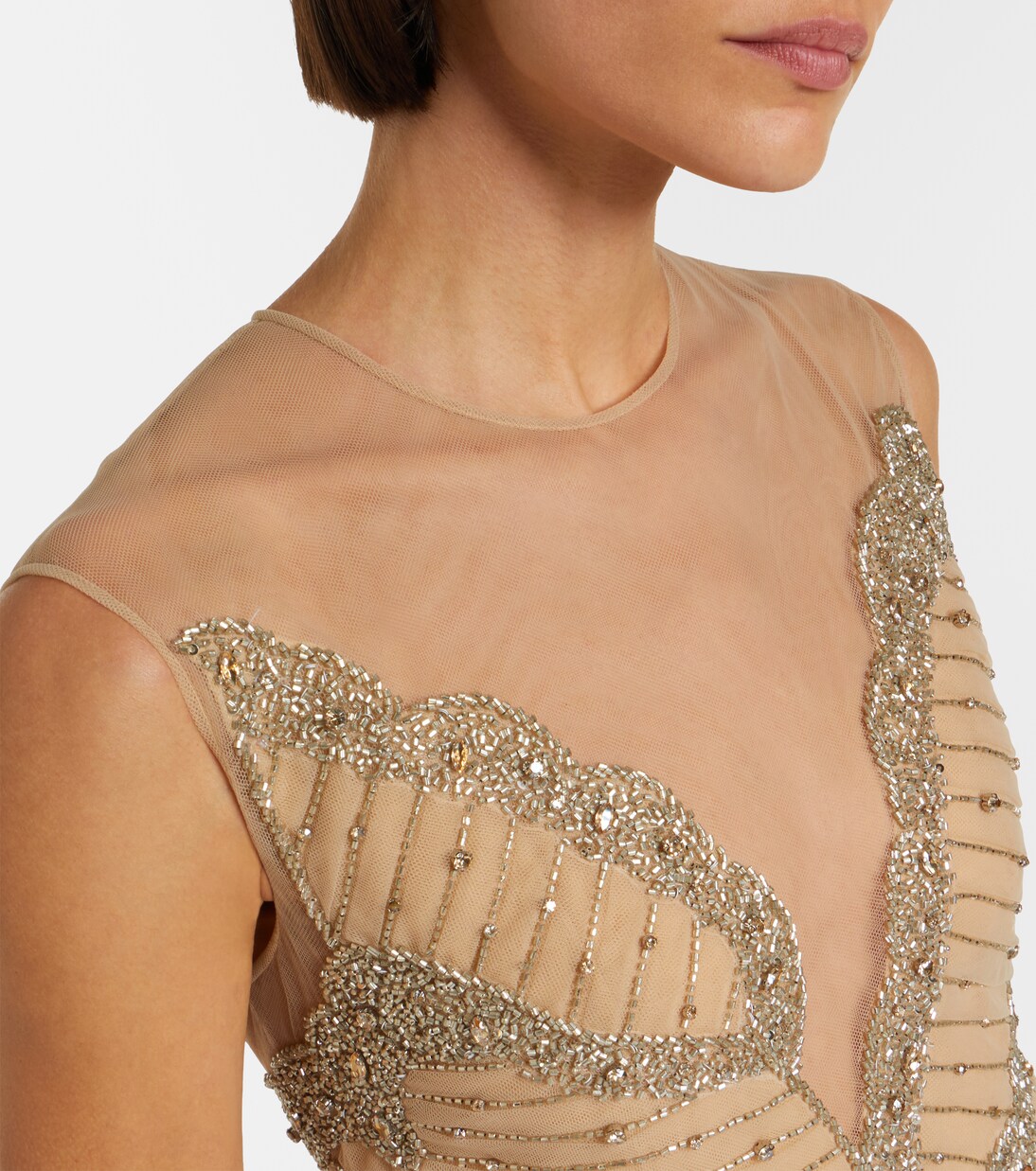 Arabella embellished tulle gown | Costarellos