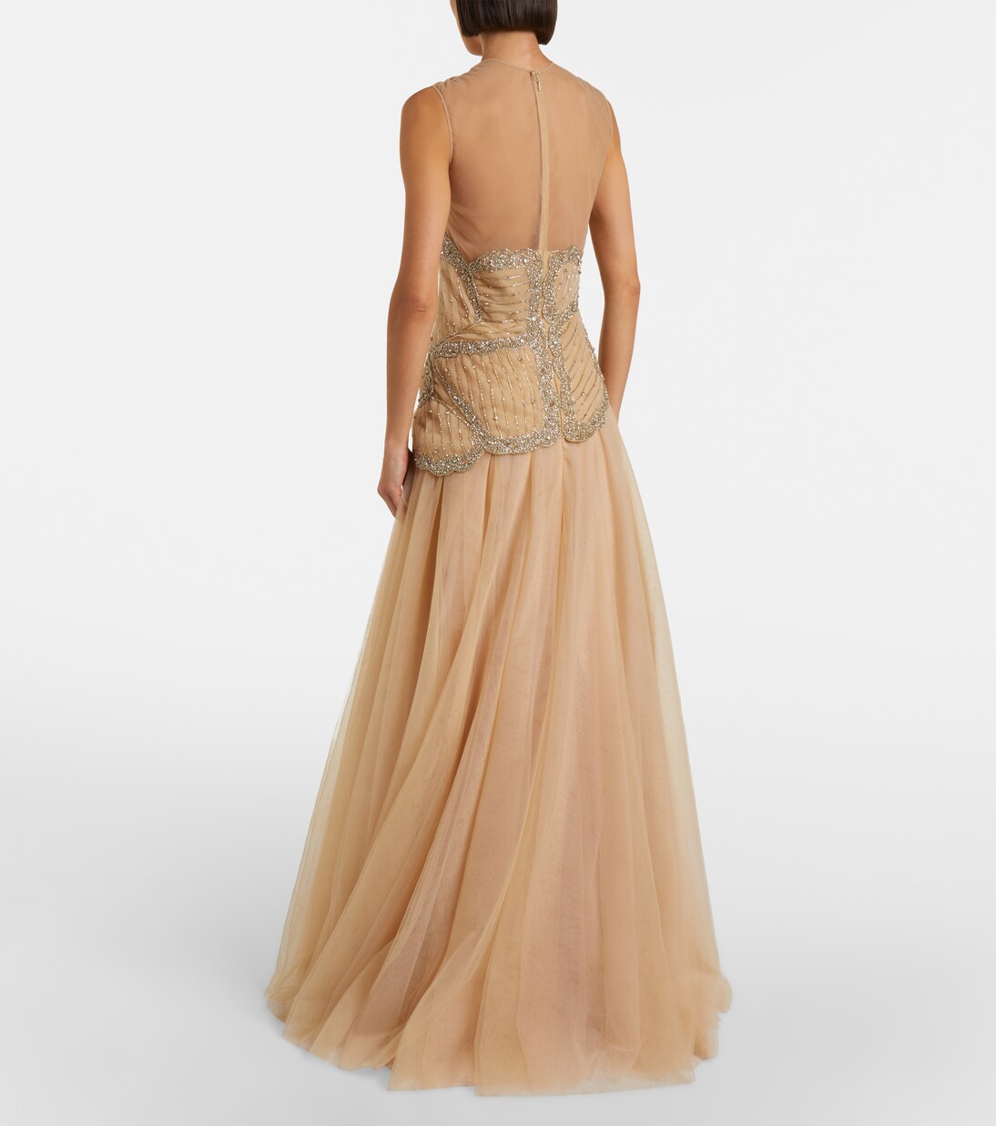 Arabella embellished tulle gown | Costarellos