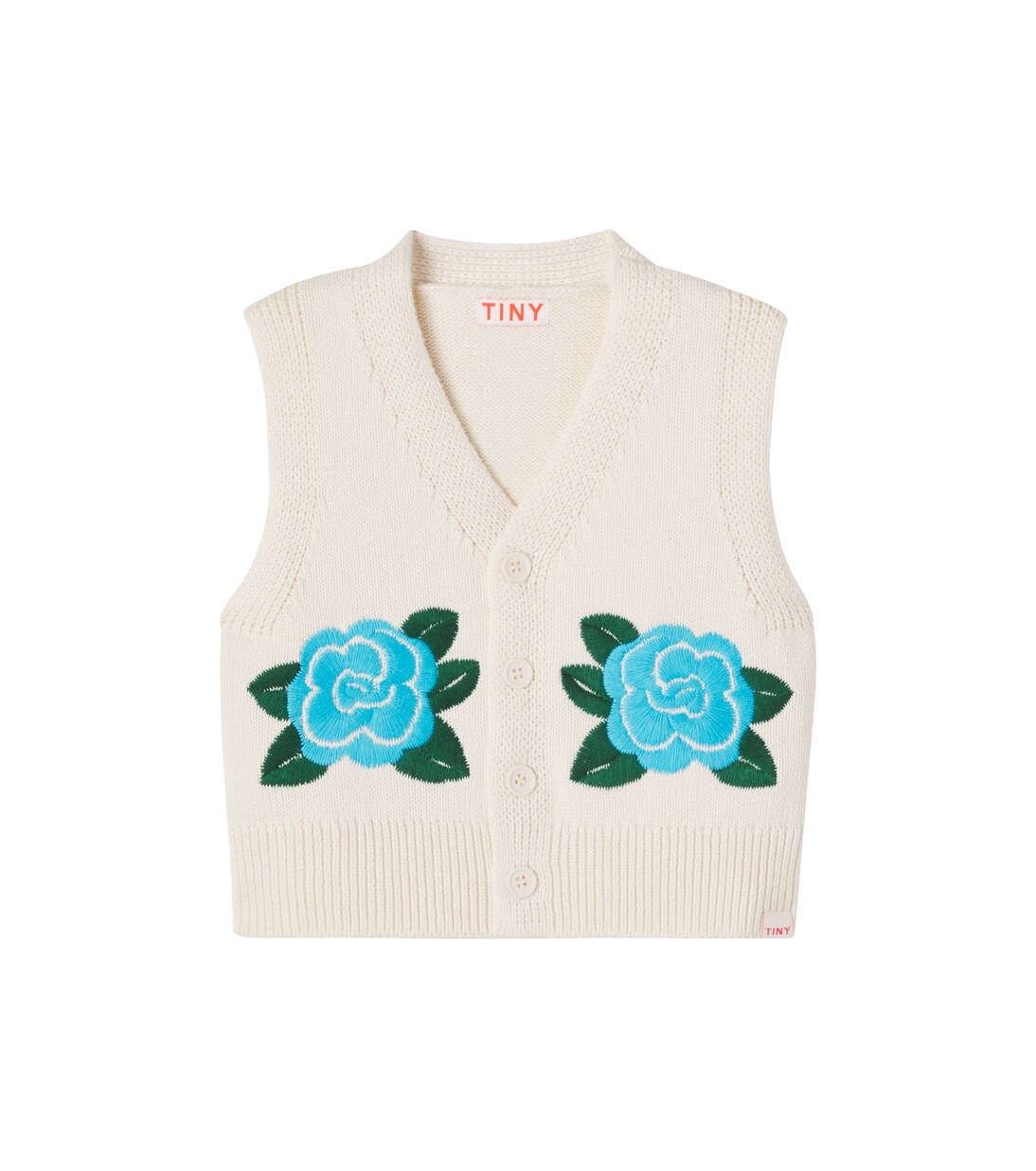 Floral cotton vest | Tinycottons