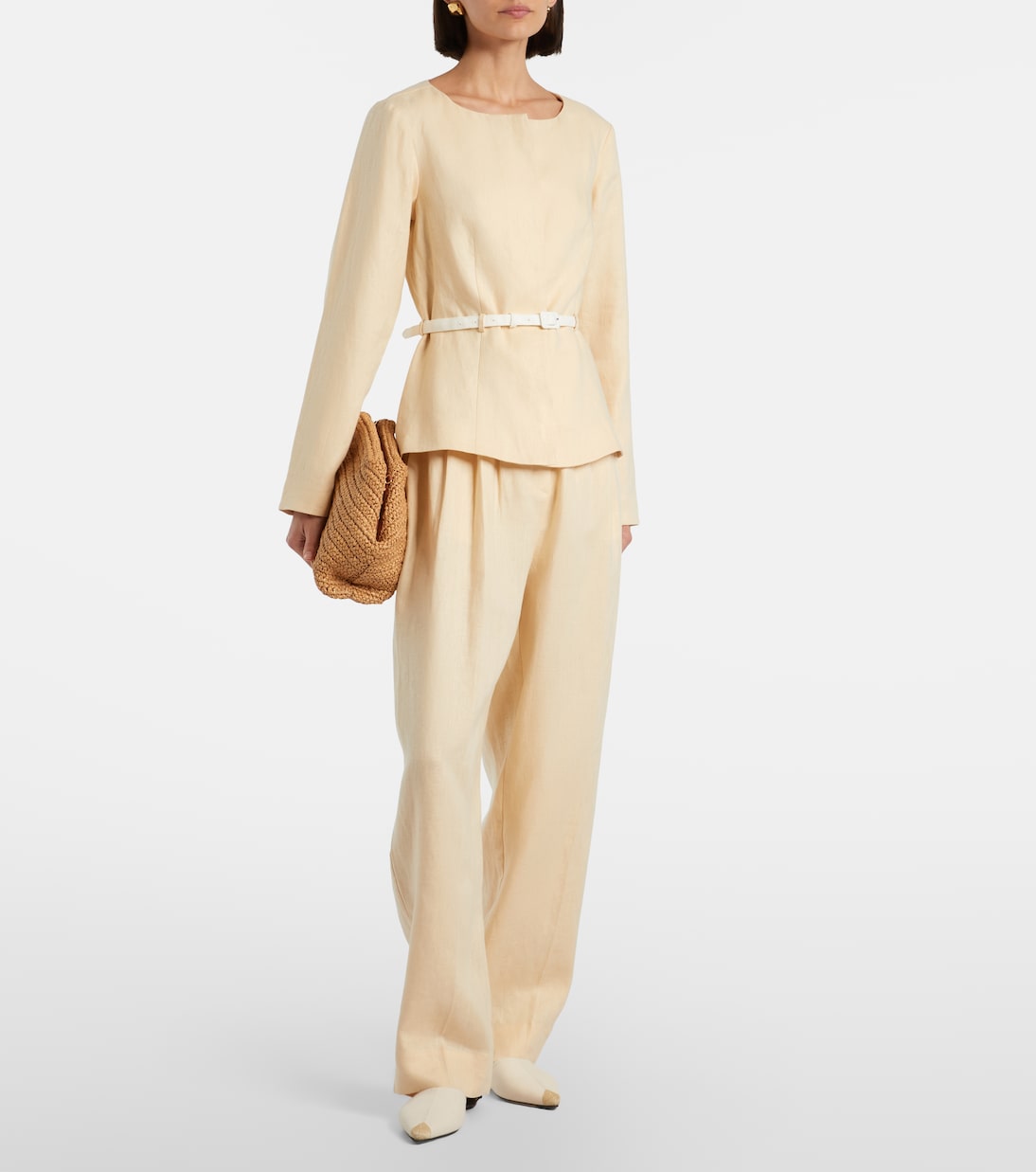 Pamela belted linen jacket | Posse