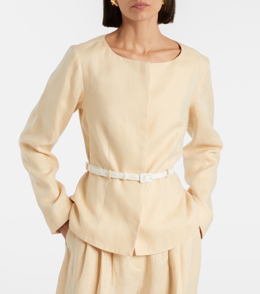 Pamela belted linen jacket | Posse