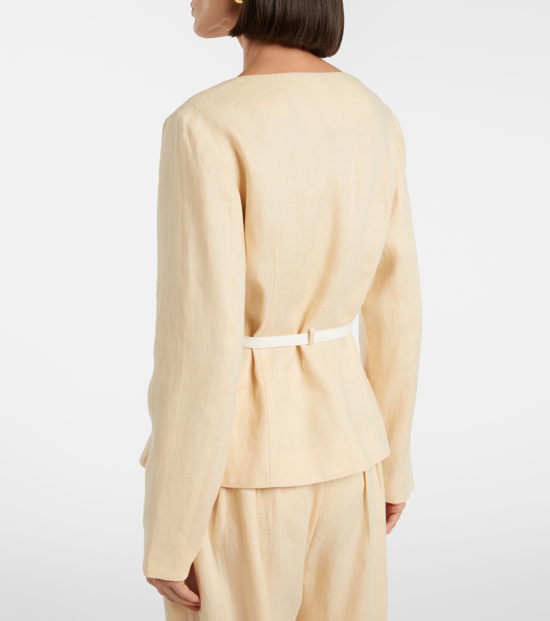 Pamela belted linen jacket | Posse