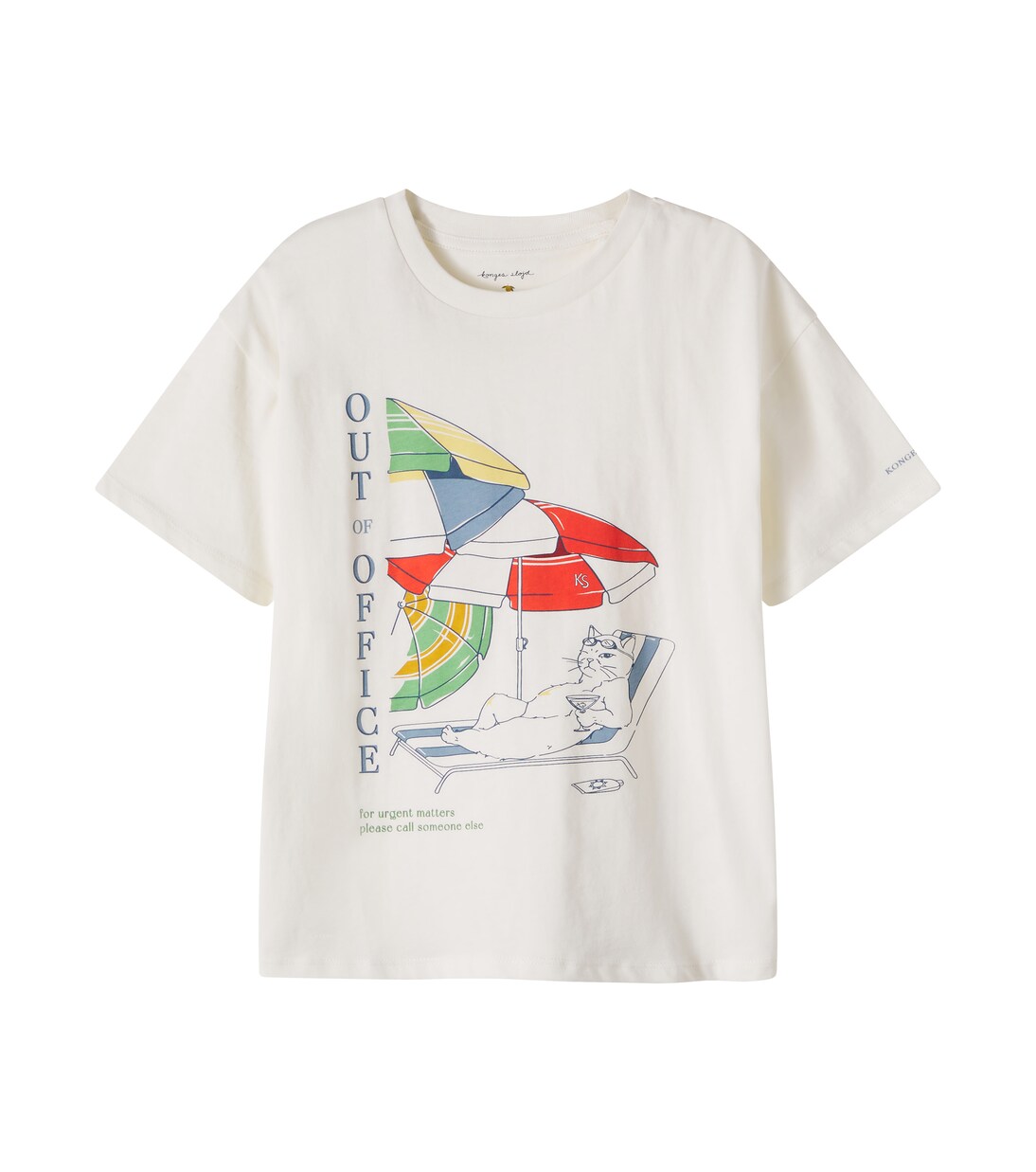 Camiseta Famo de jersey de algodón estampada | Konges Sløjd