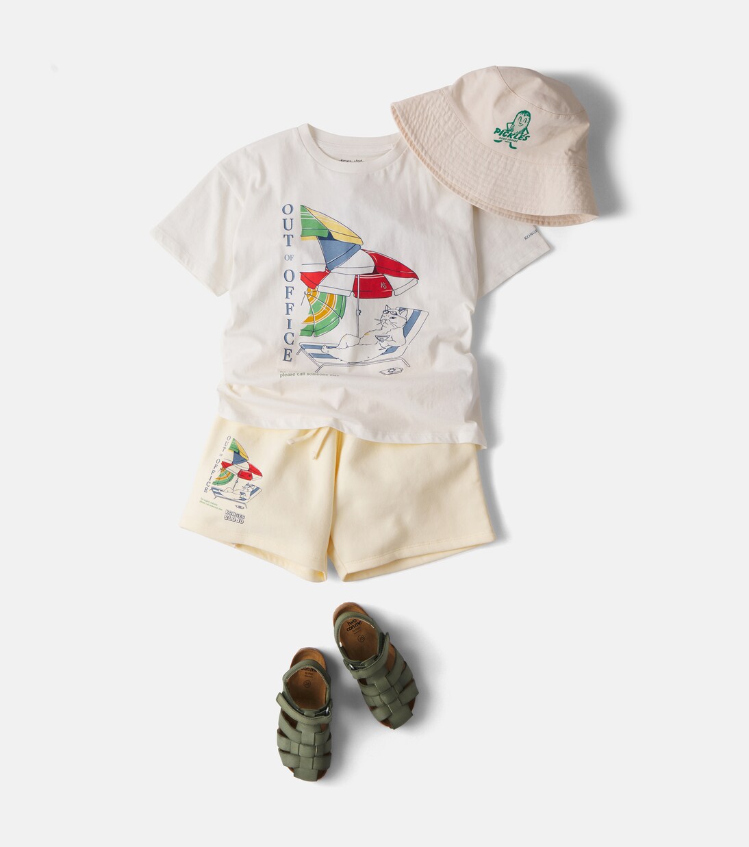 Camiseta Famo de jersey de algodón estampada | Konges Sløjd