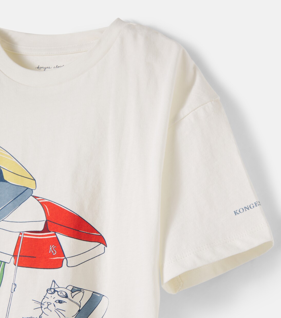 Camiseta Famo de jersey de algodón estampada | Konges Sløjd