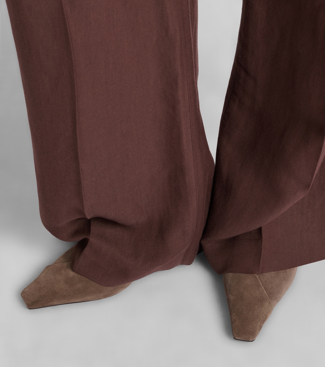 Slingback-Pumps Monili aus Veloursleder | Brunello Cucinelli