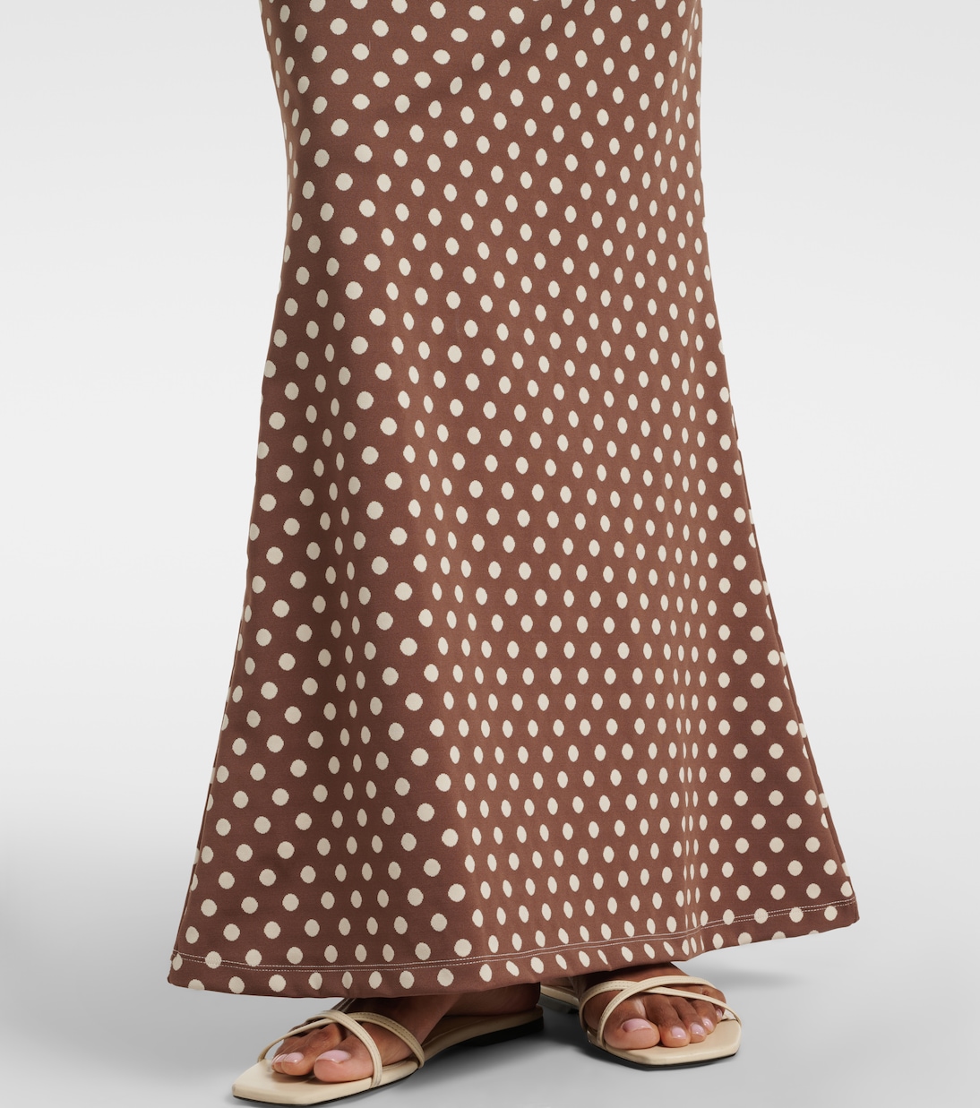Natalia polka-dot midi skirt | Montce