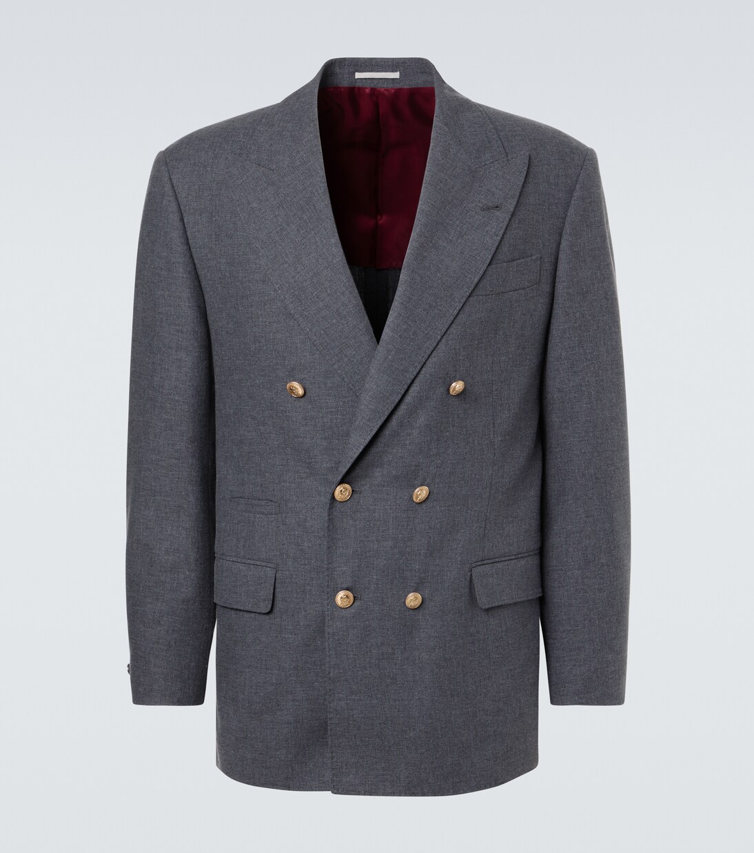 Wool, cotton, and silk blazer | Brunello Cucinelli
