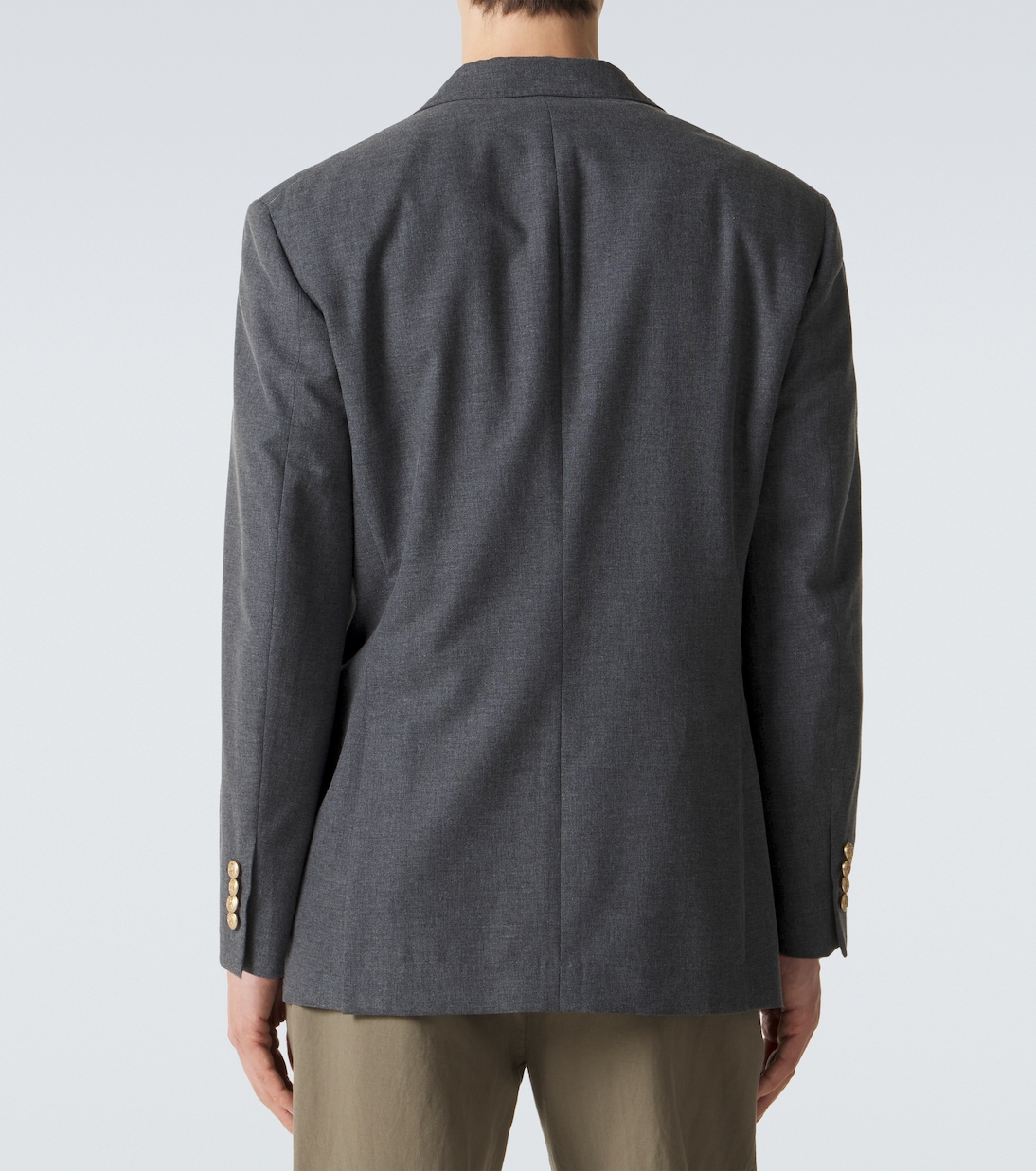 Wool, cotton, and silk blazer | Brunello Cucinelli