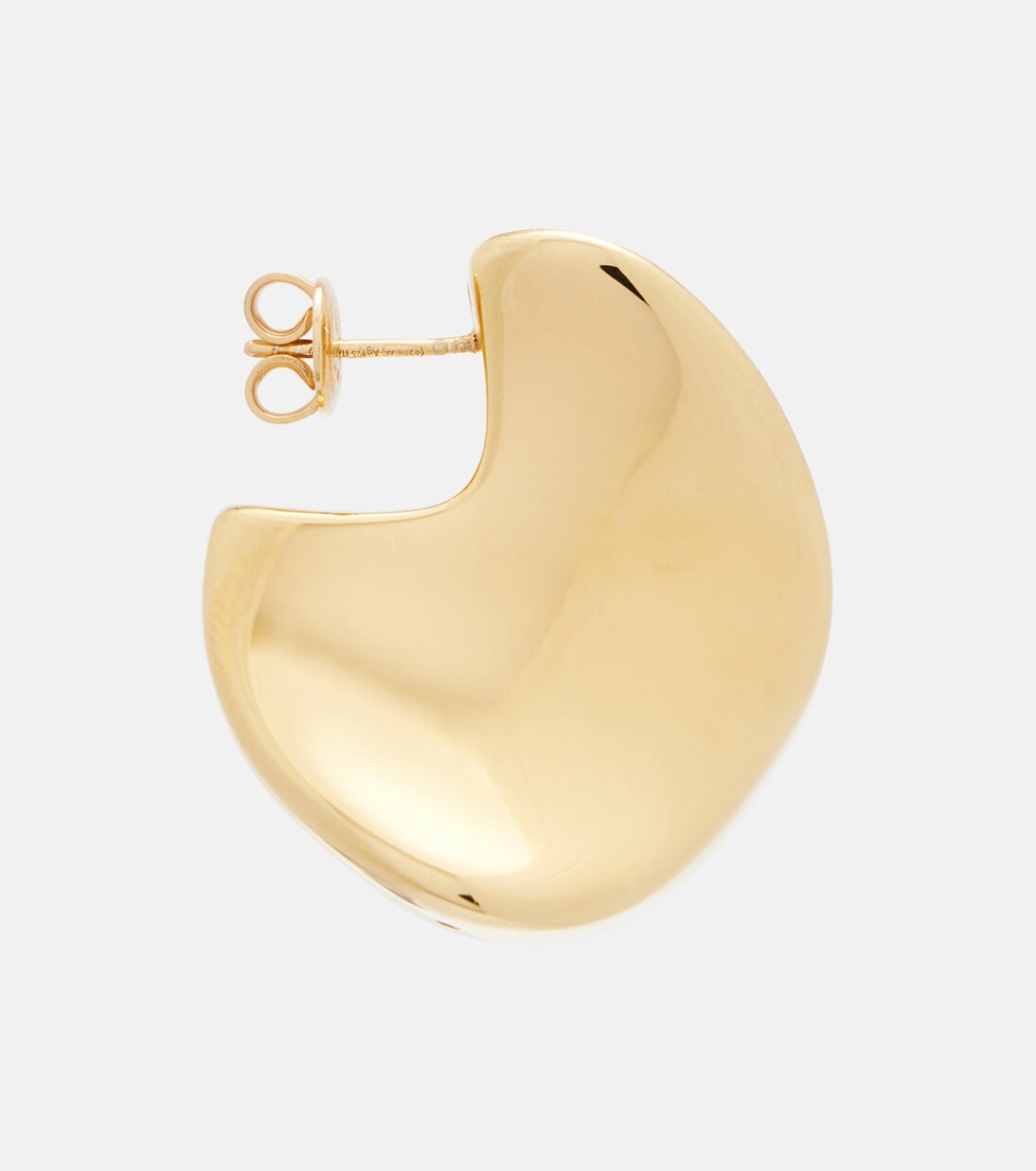 18kt gold-plated sterling silver earrings | Bottega Veneta