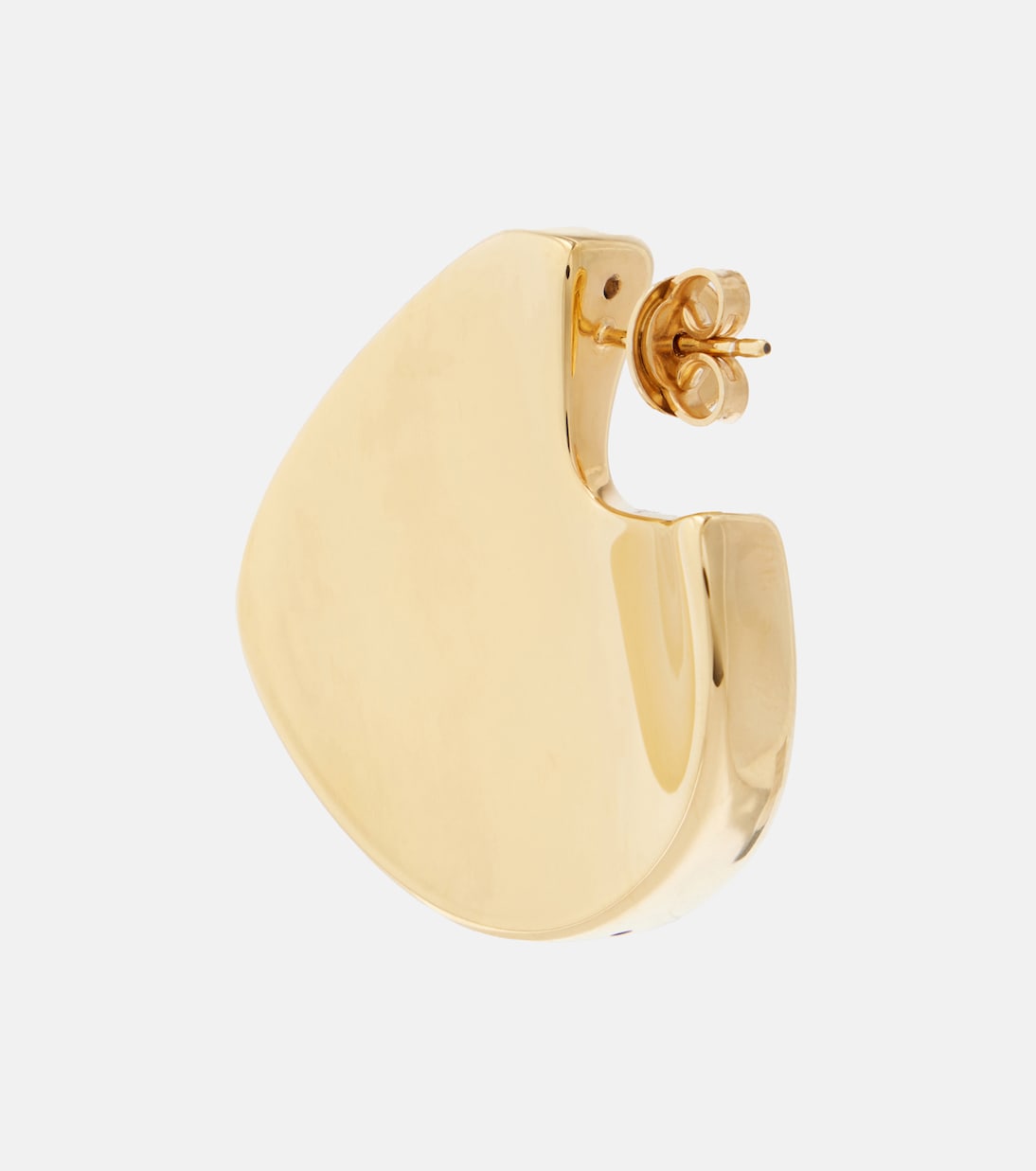 18kt gold-plated sterling silver earrings | Bottega Veneta