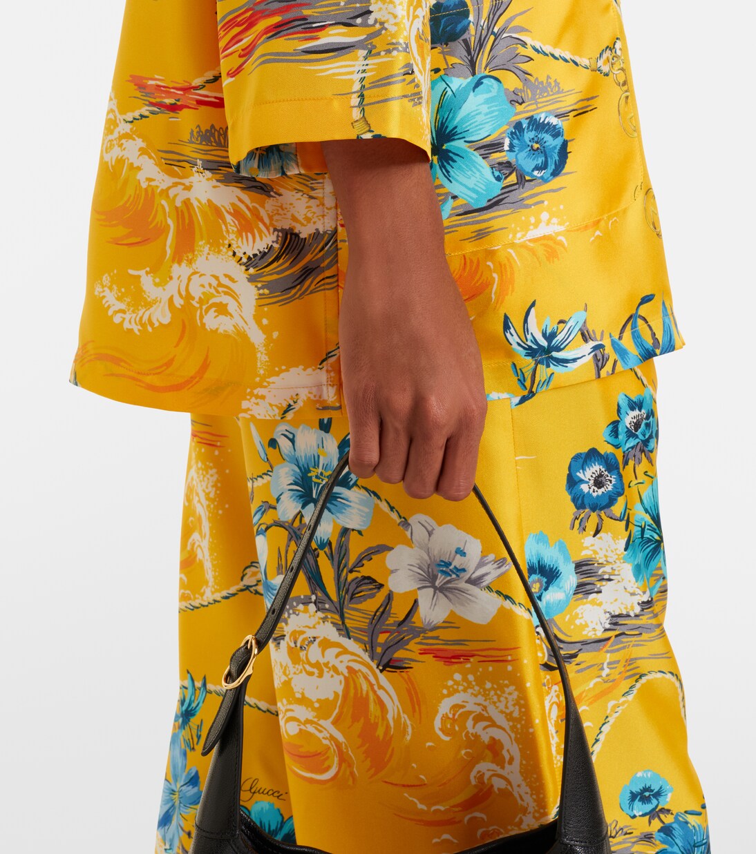 Floral silk twill shirt | Gucci