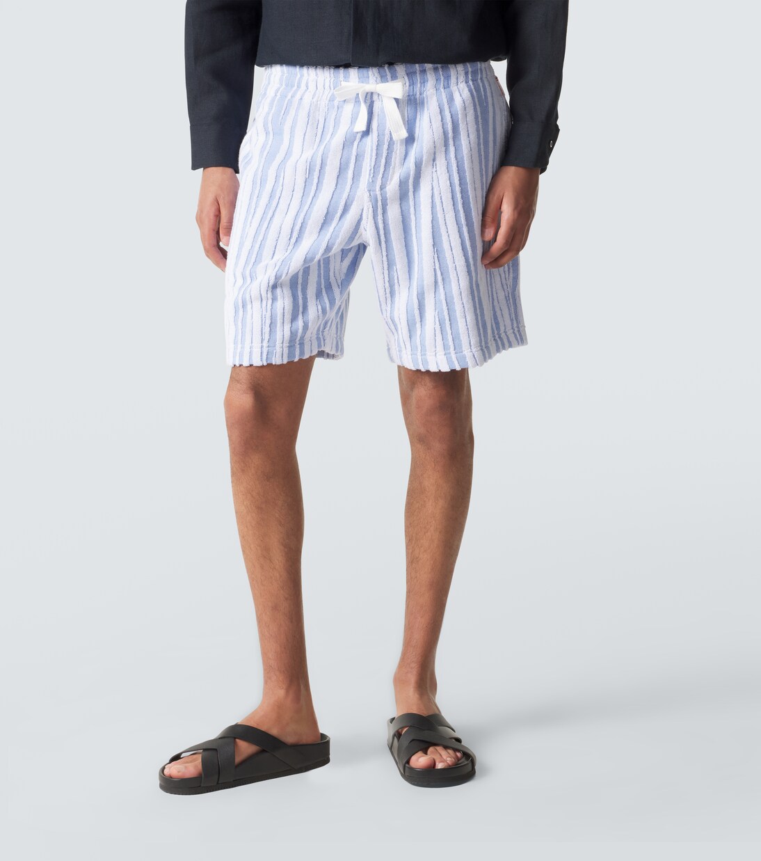 Trevon striped cotton toweling shorts | Orlebar Brown