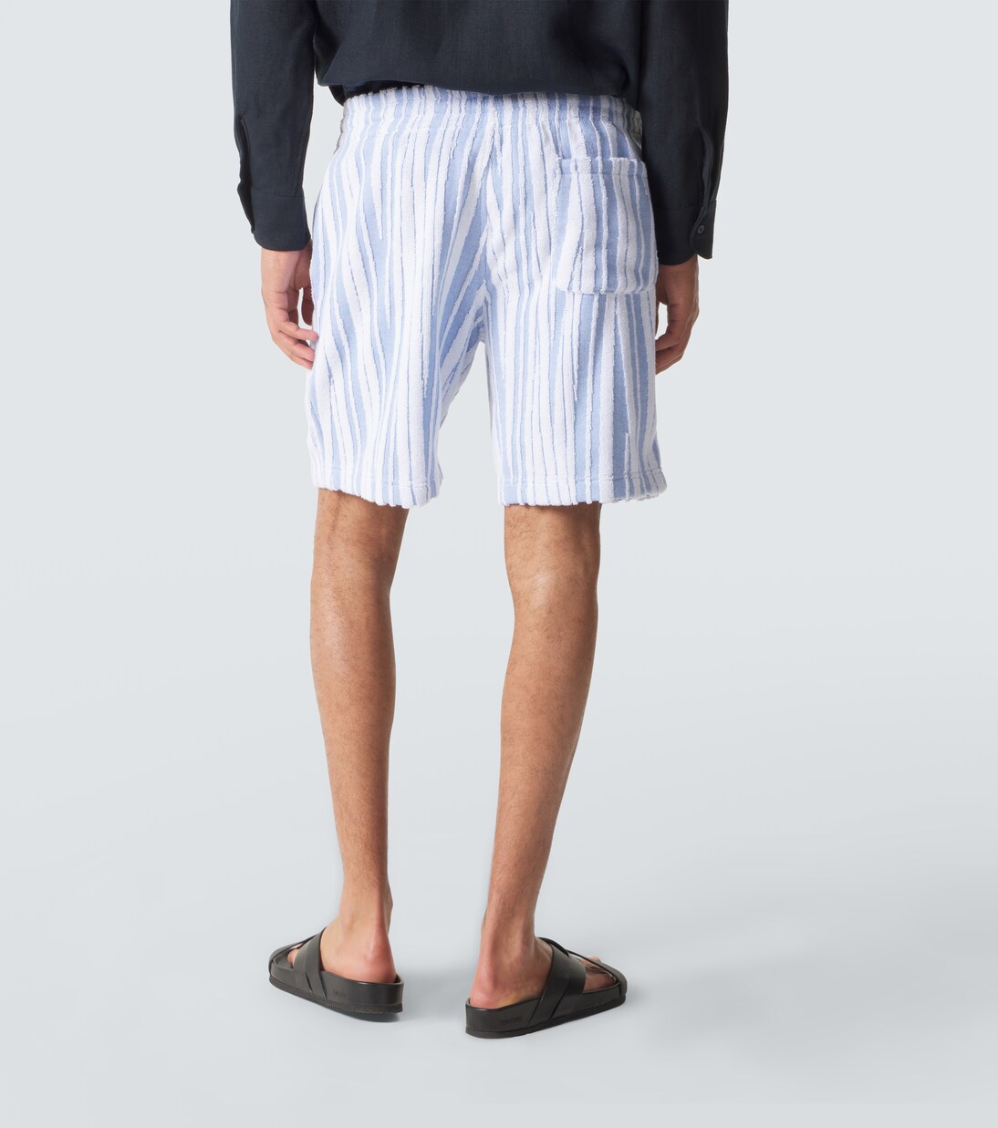 Trevon striped cotton toweling shorts | Orlebar Brown