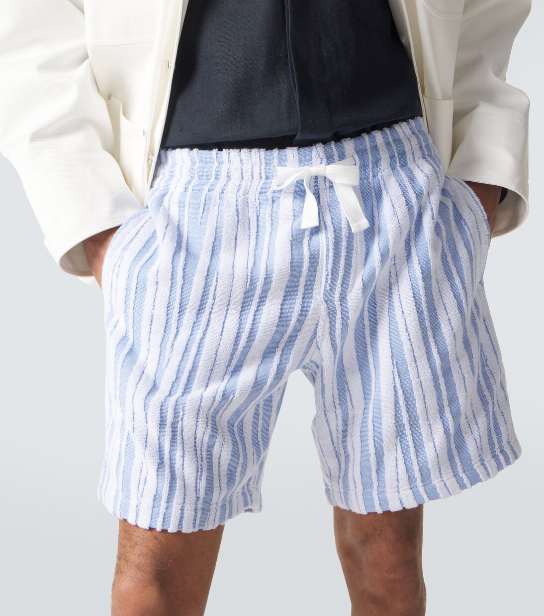 Trevon striped cotton toweling shorts | Orlebar Brown