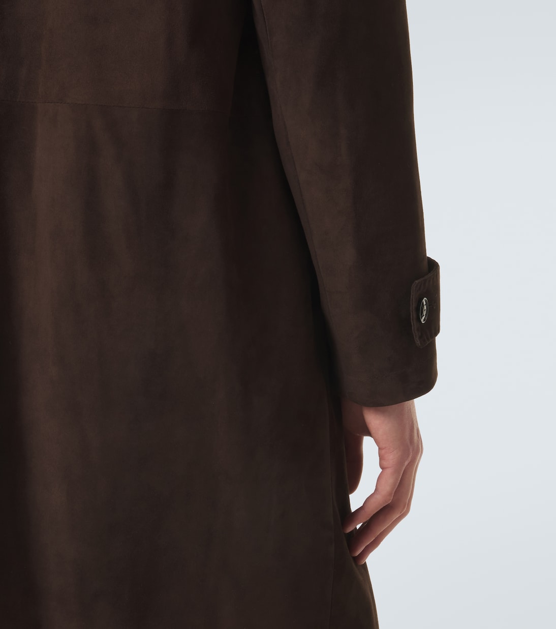 Leather overcoat | Kiton
