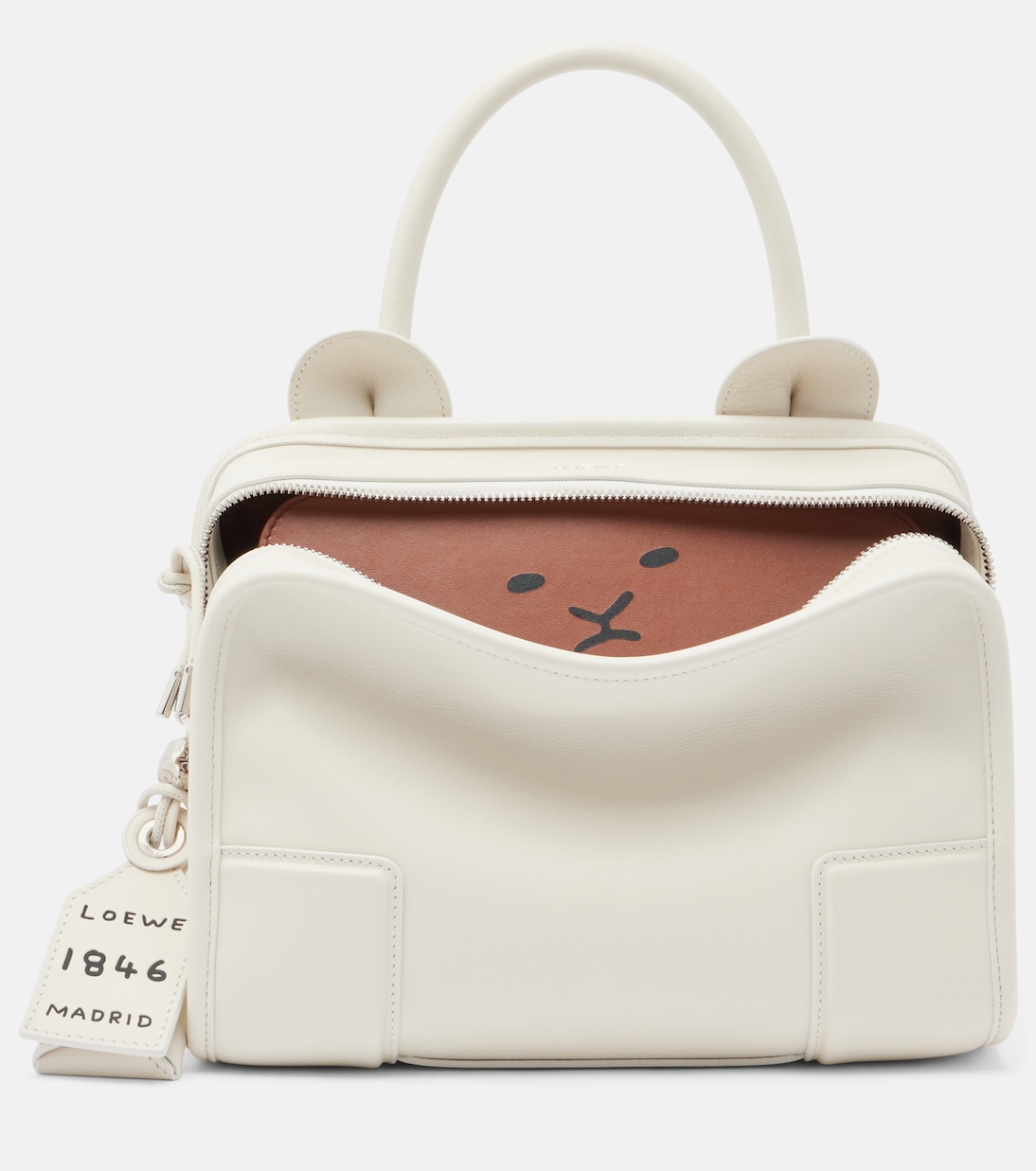 Amazona 180 Lion Intarsio Small tote bag | Loewe