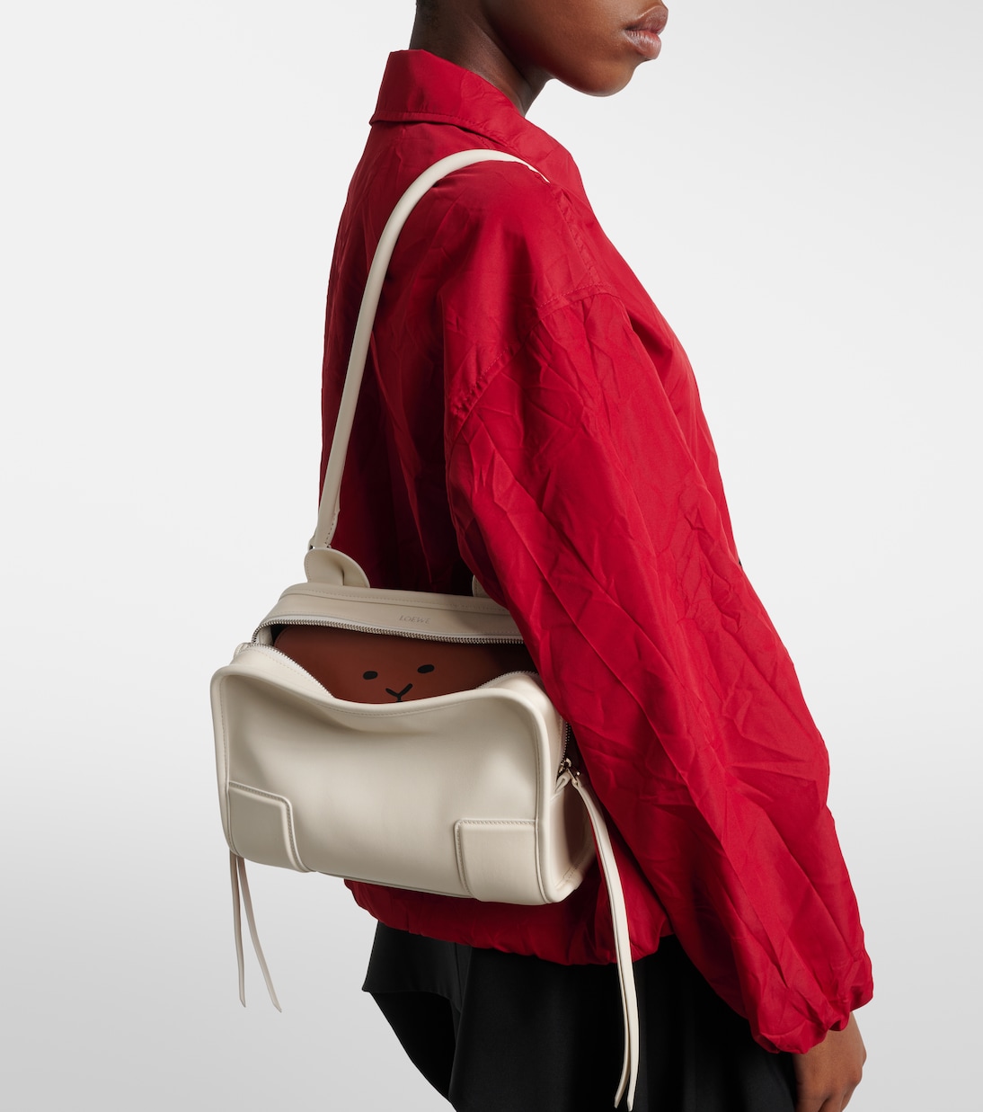 Amazona 180 Lion Intarsio Small tote bag | Loewe