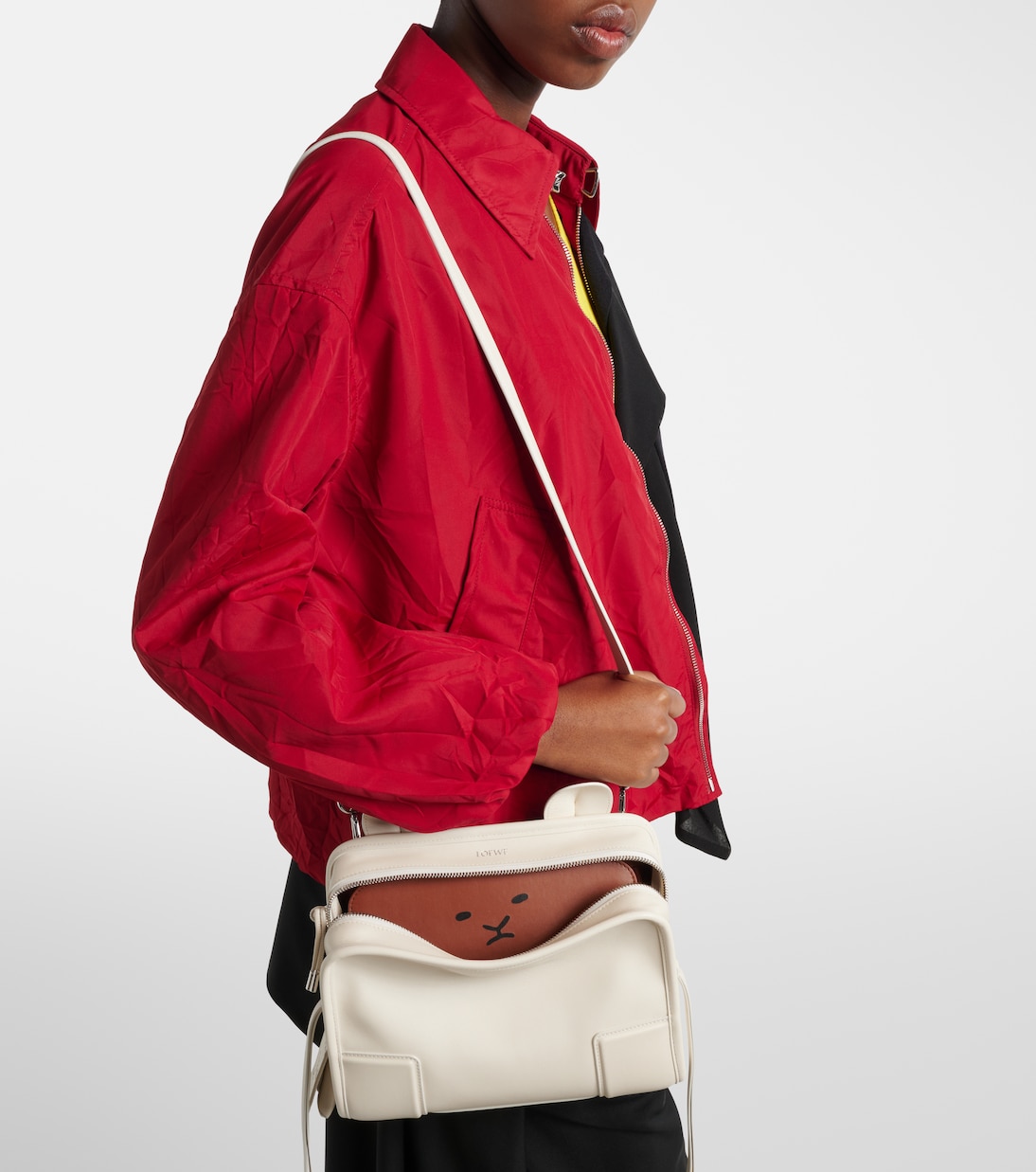 Amazona 180 Lion Intarsio Small tote bag | Loewe