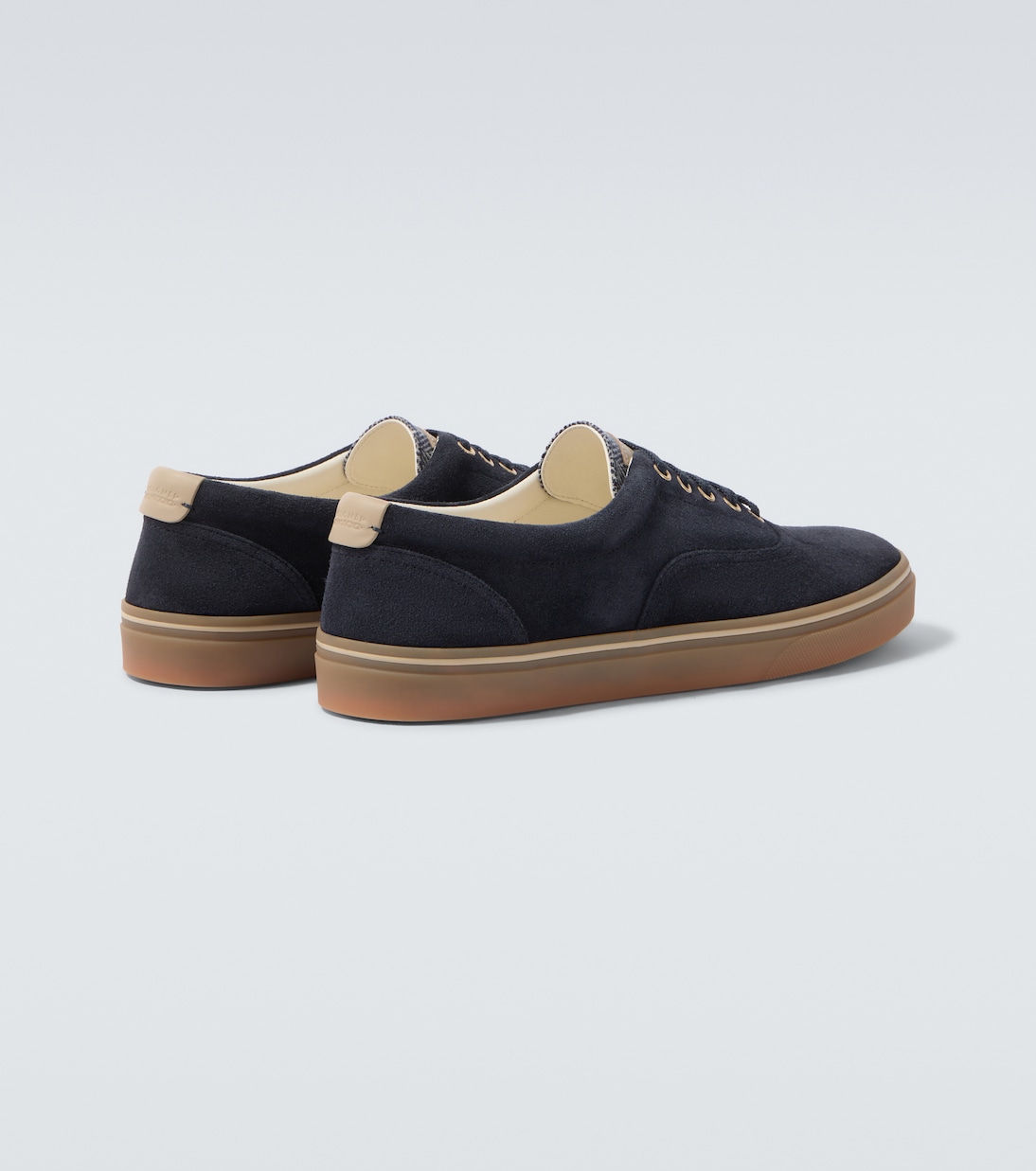 Zapatillas de ante con piel | Brunello Cucinelli