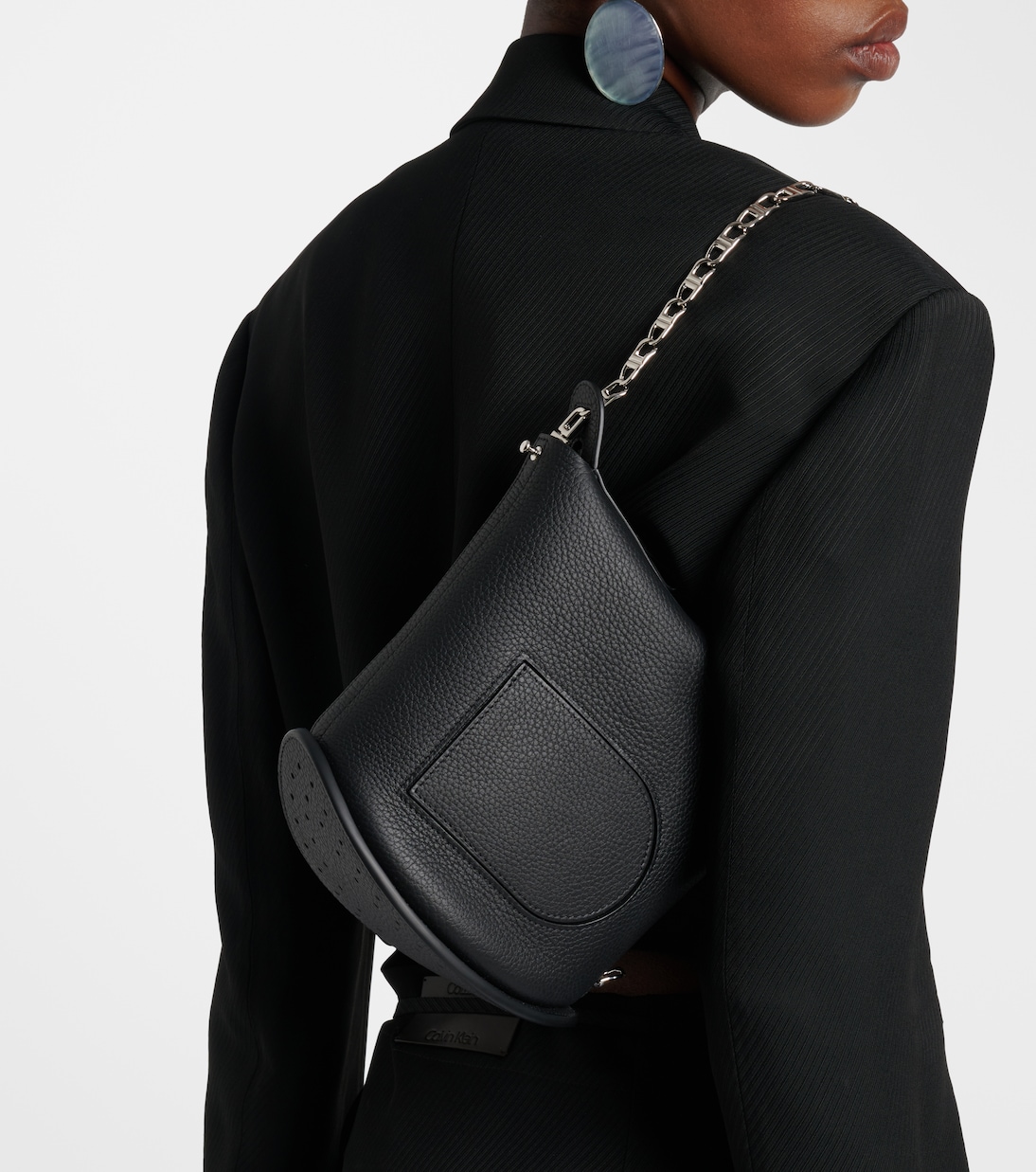 Pin Twist leather shoulder bag | Delvaux