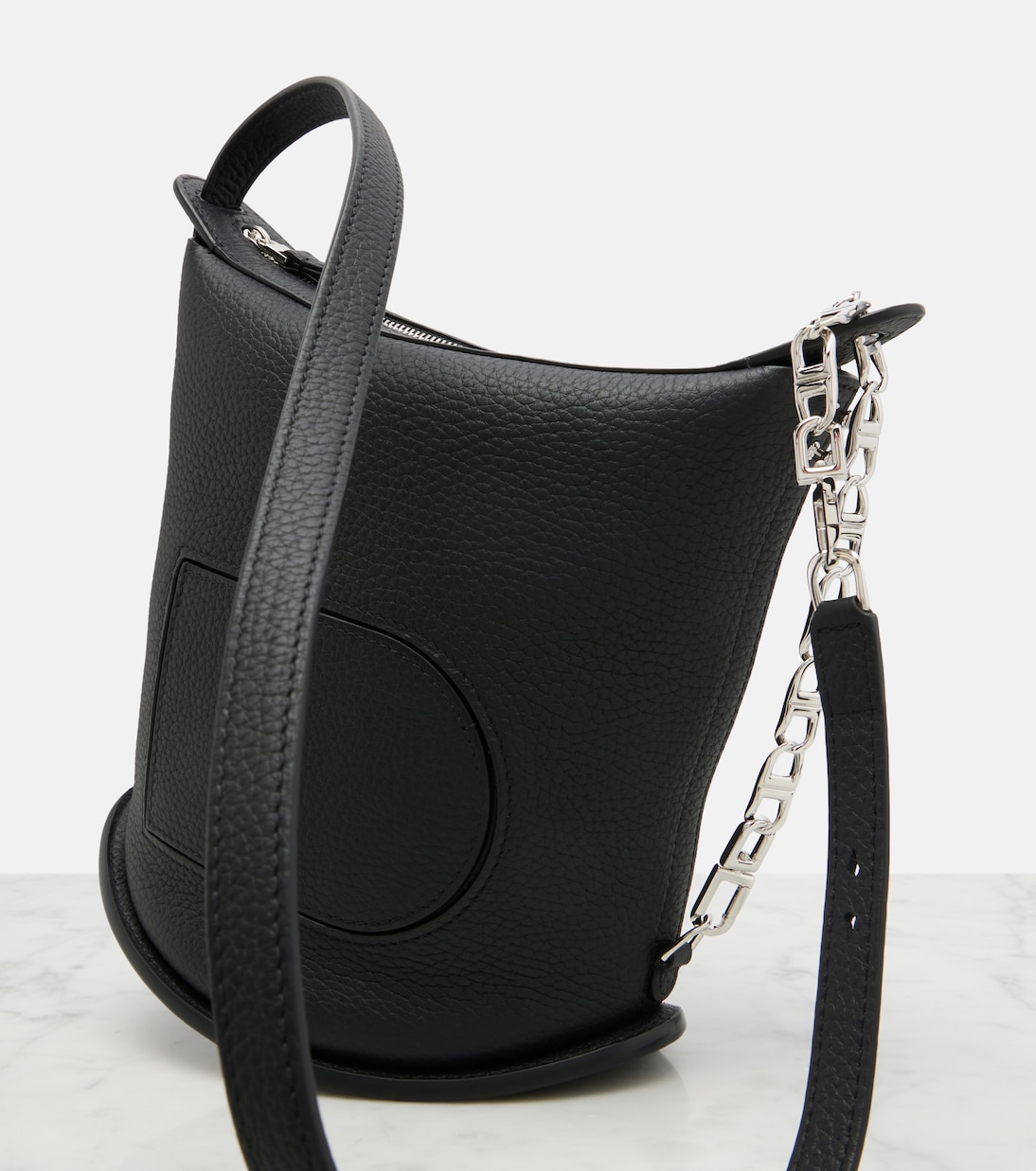 Pin Twist leather shoulder bag | Delvaux