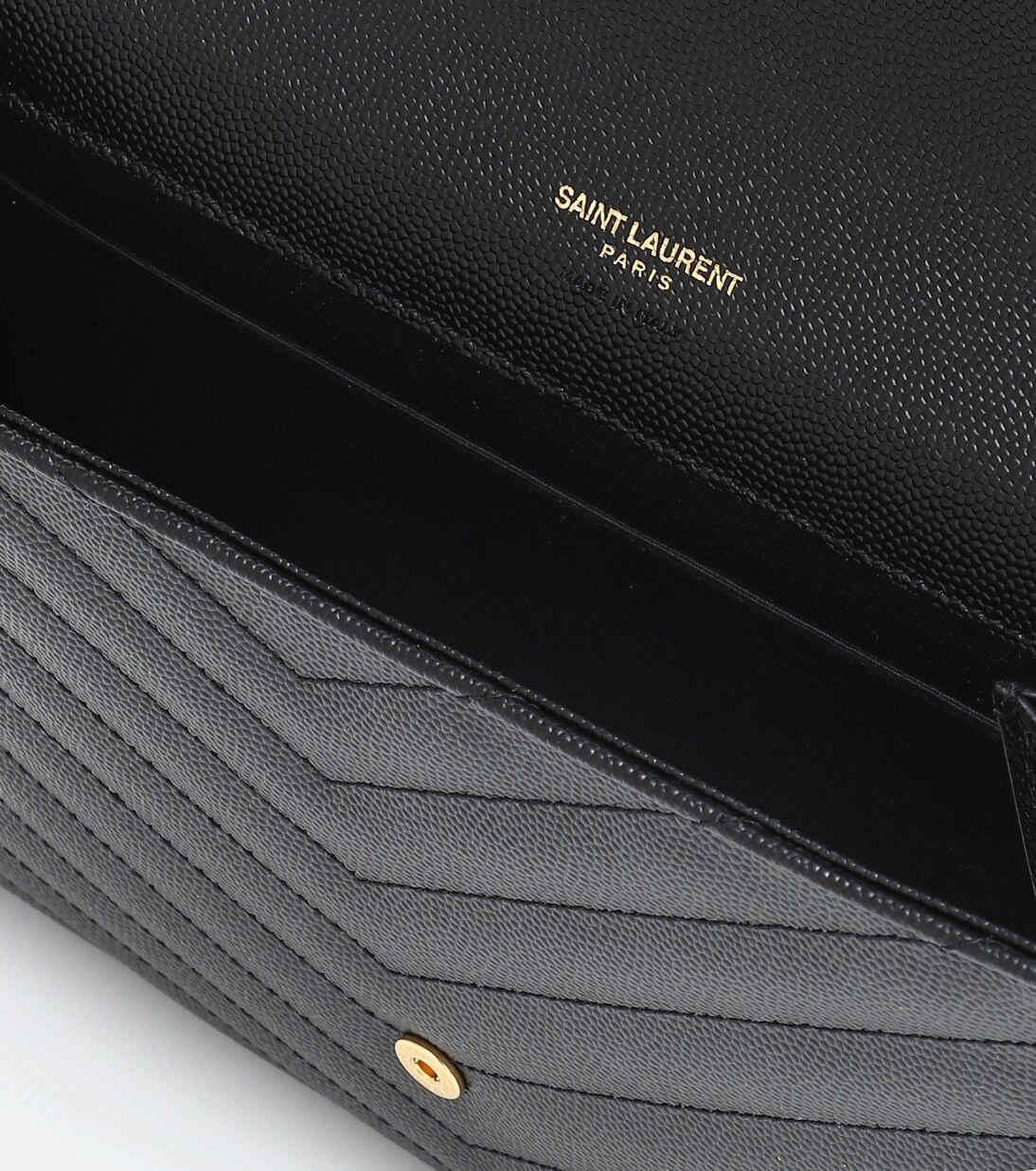 Cassandre matelassé leather clutch | Saint Laurent