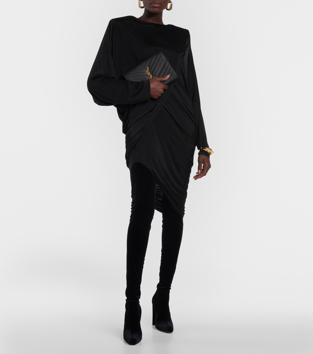 Cassandre matelassé leather clutch | Saint Laurent