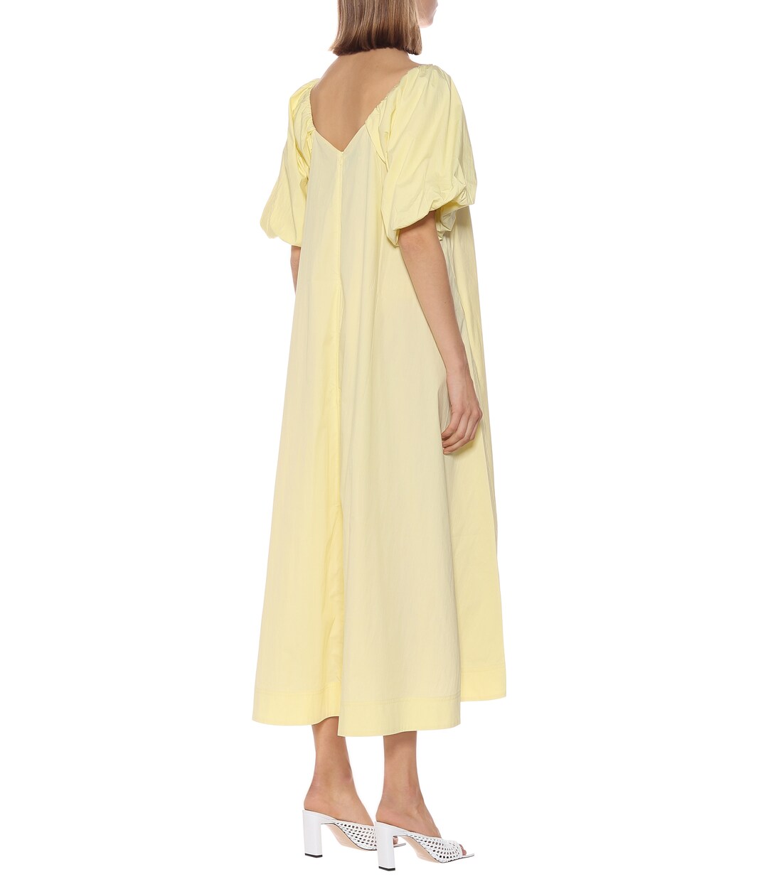 Robe midi en coton mélangé | CO