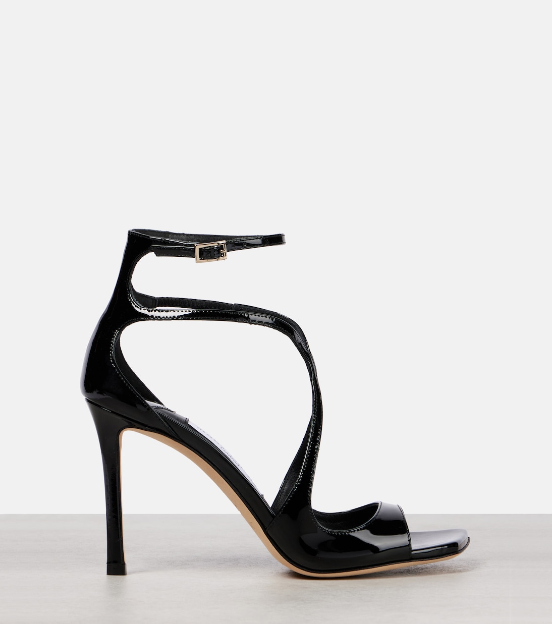 Azia 95 patent leather sandals | Jimmy Choo