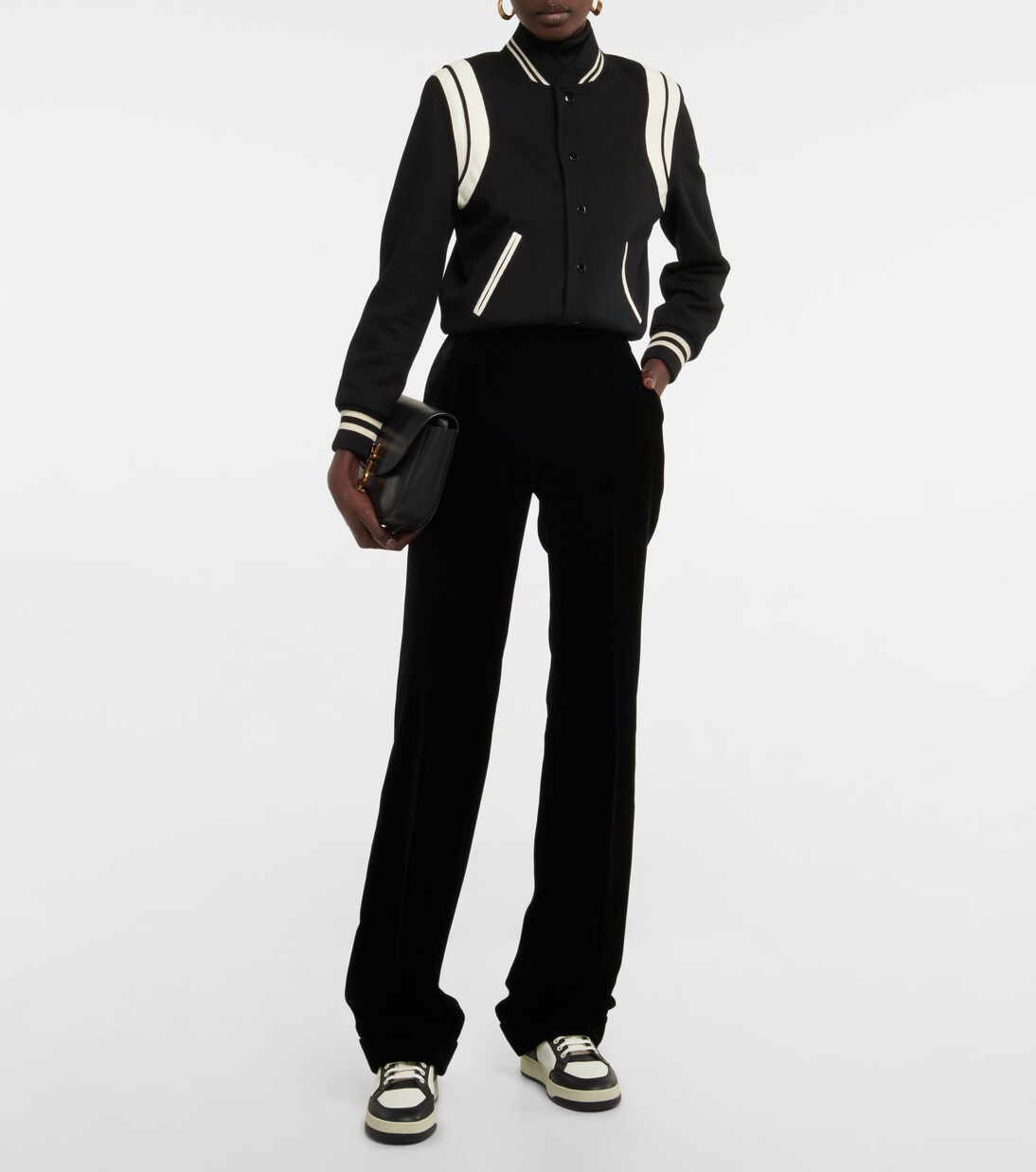 SL/61 leather sneakers | Saint Laurent