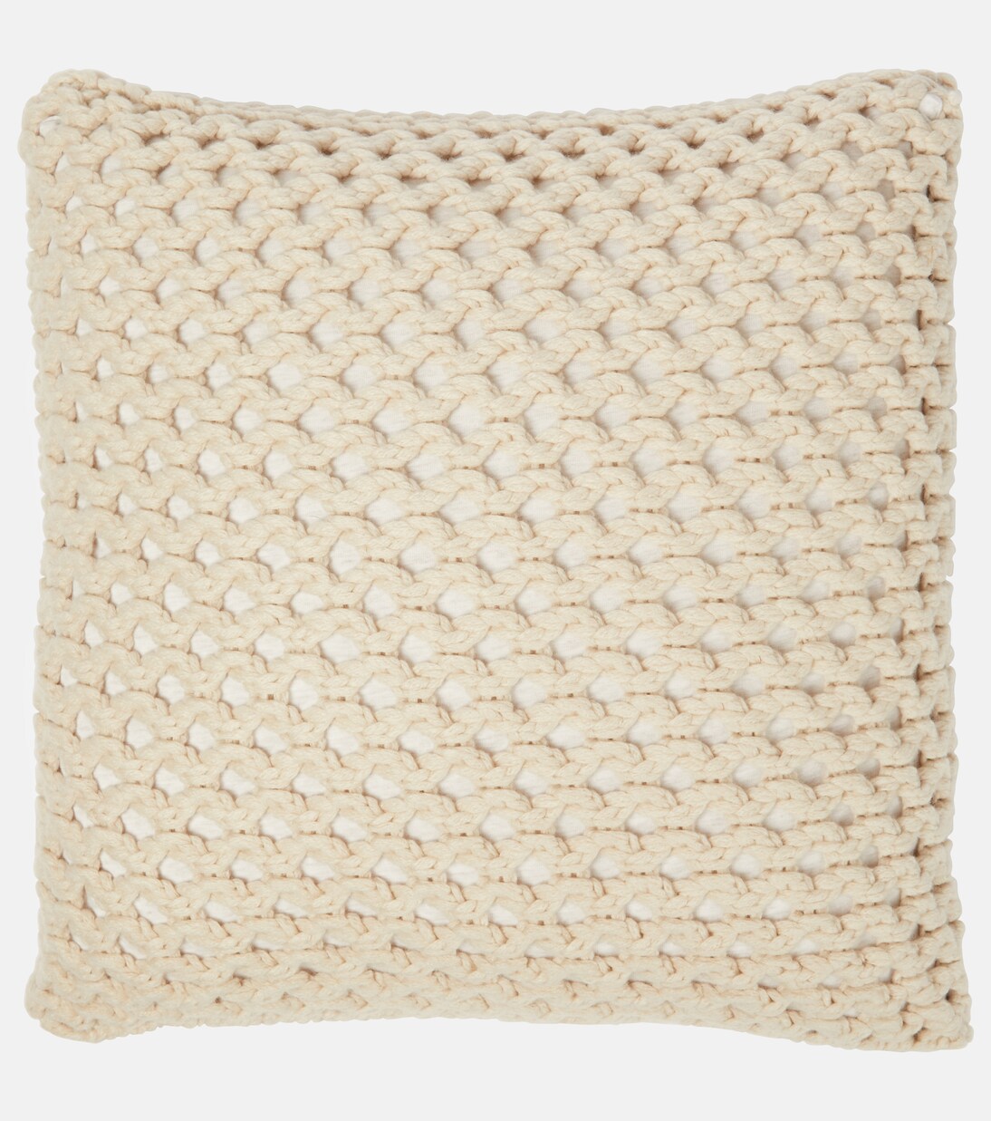 Cashmere and cotton cushion | Brunello Cucinelli