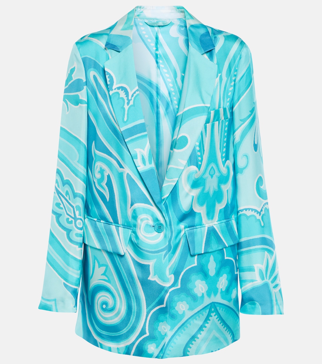 Bedruckter Blazer aus Seiden-Twill | Etro