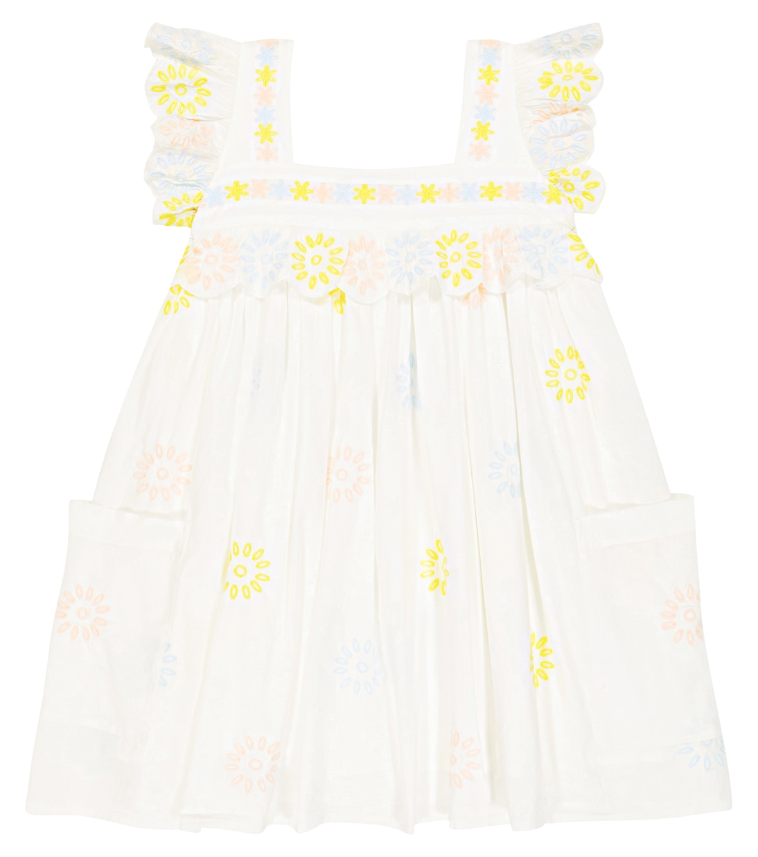 Floral embroidered tulle dress | Stella McCartney Kids
