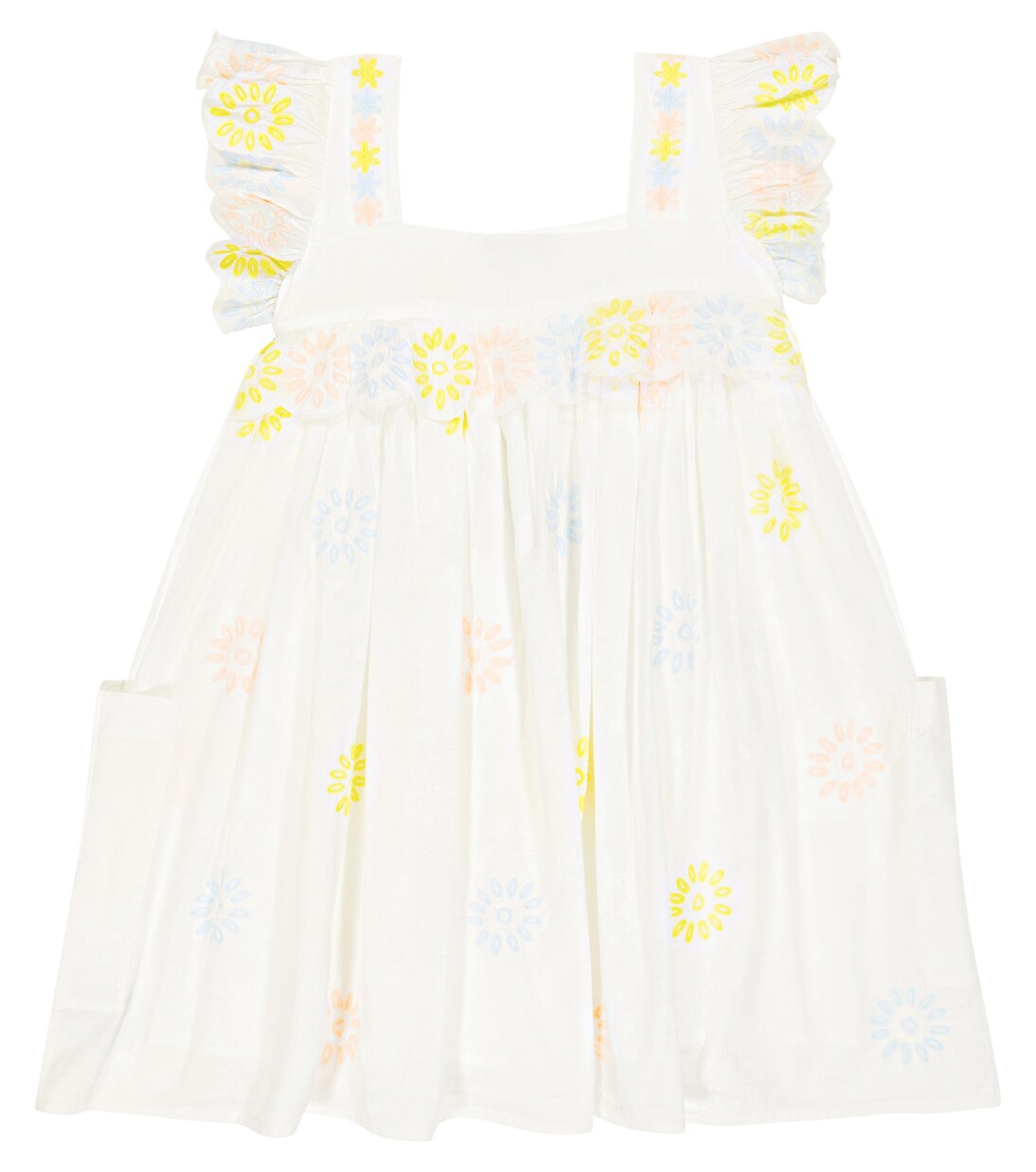 Floral embroidered tulle dress | Stella McCartney Kids
