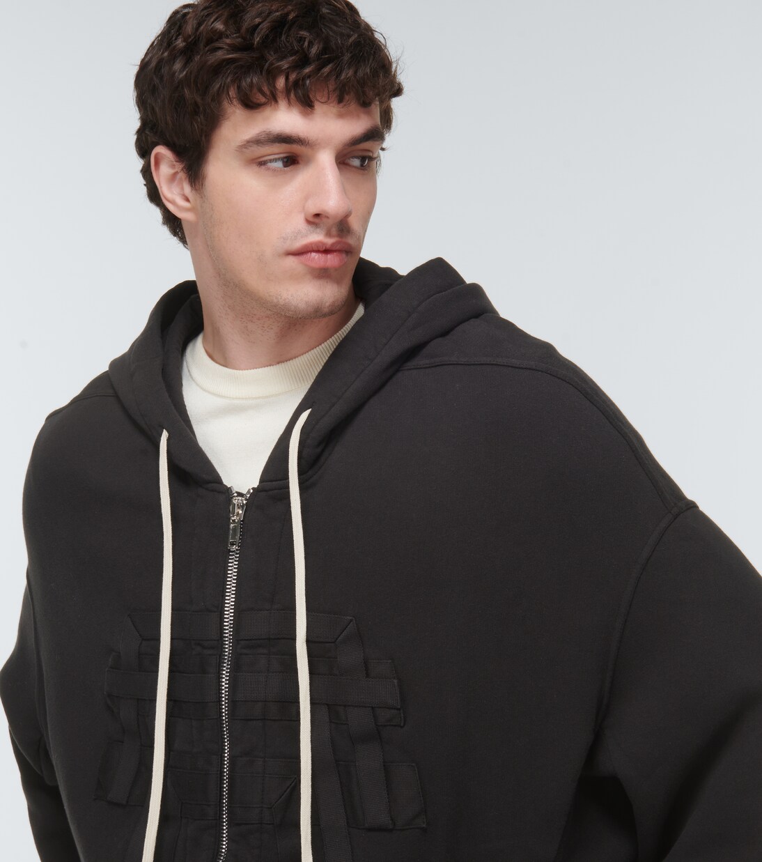 Zip-up cotton hoodie | Rick Owens