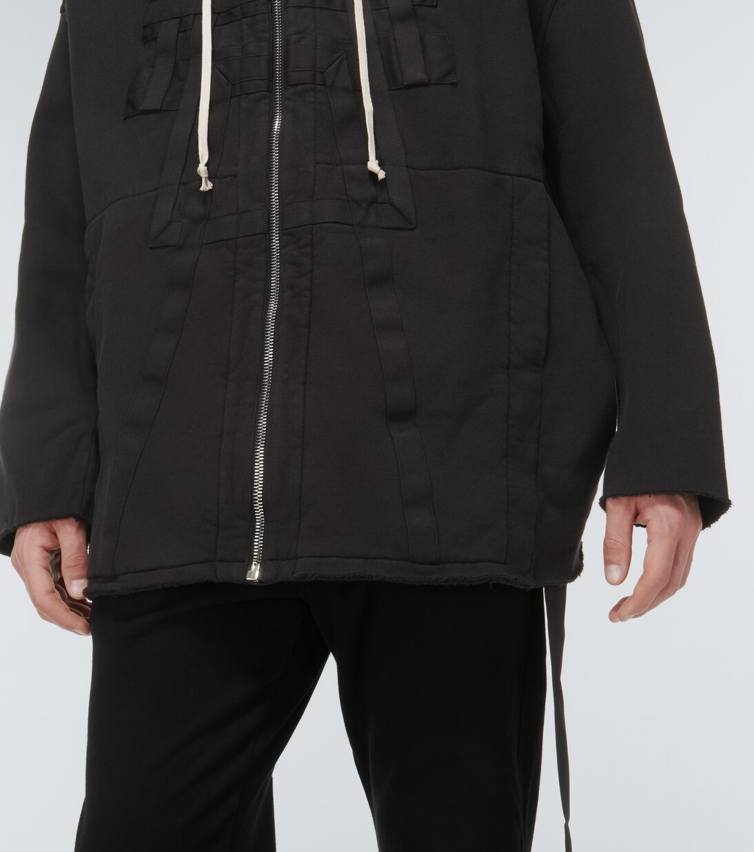 Zip-up cotton hoodie | Rick Owens