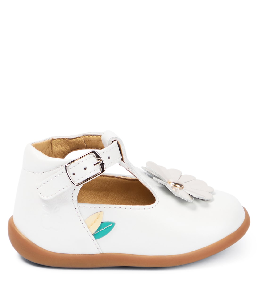 Baby Stand-Up leather booties | Pom d'Api