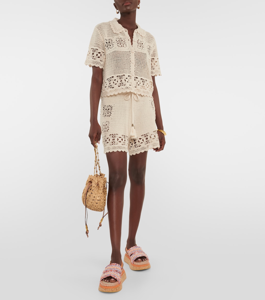 Shorts Chintz aus Häkelstrick | Zimmermann