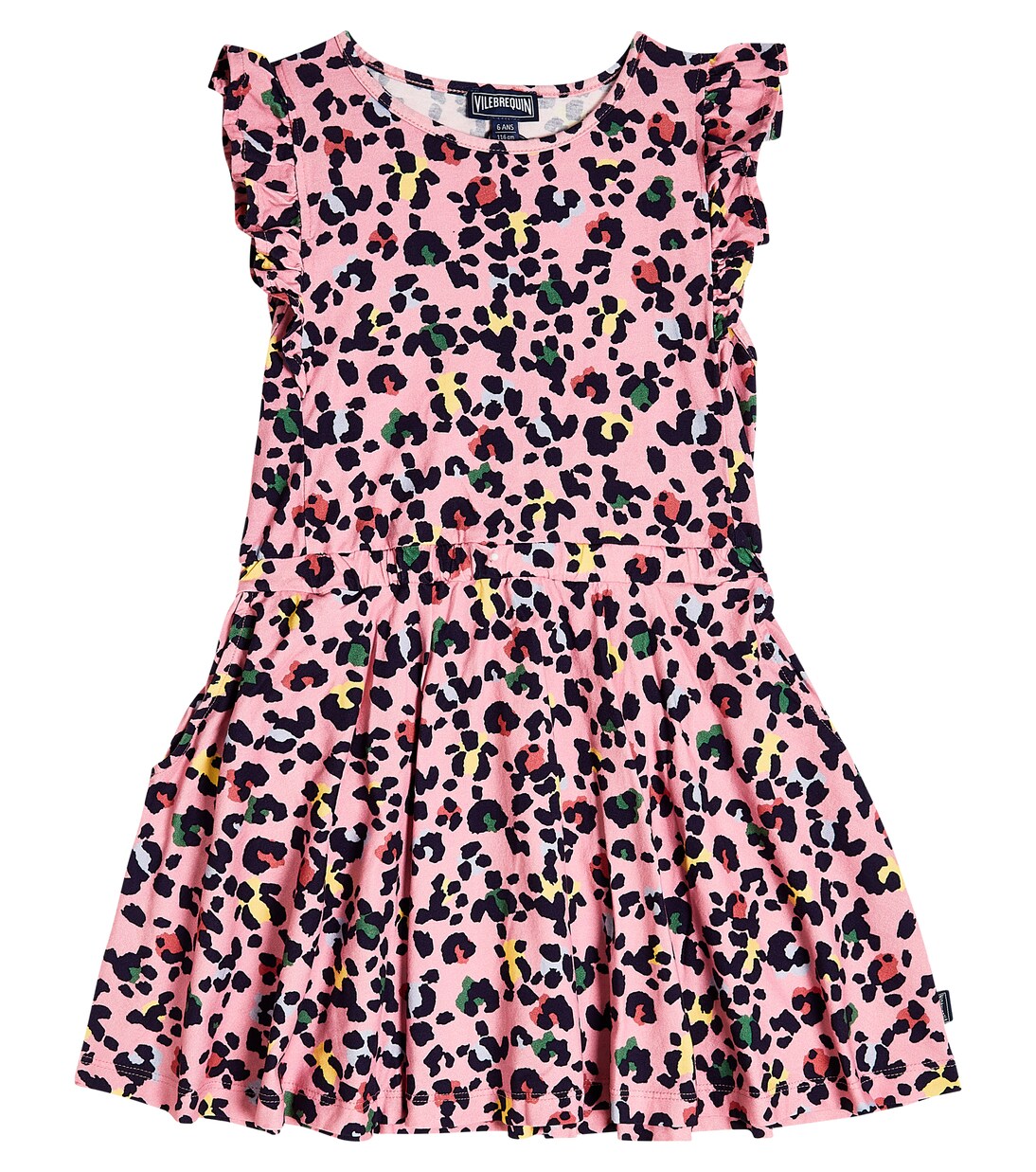 Leopard-print cotton dress | Vilebrequin Kids