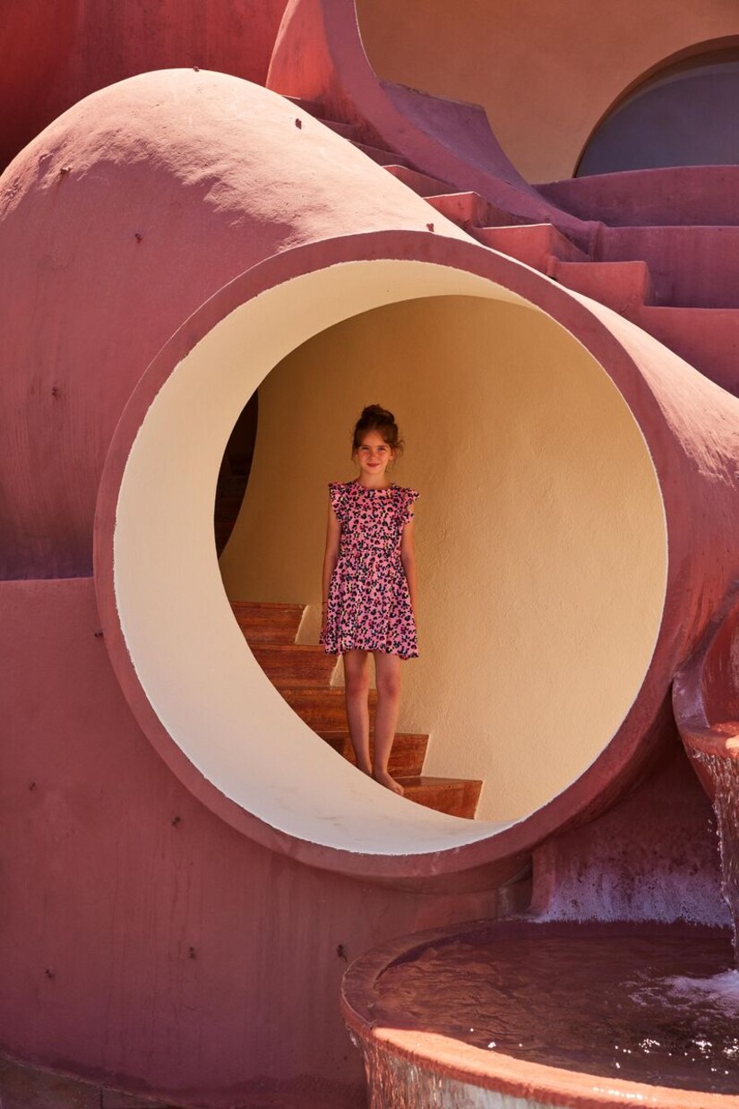 Leopard-print cotton dress | Vilebrequin Kids