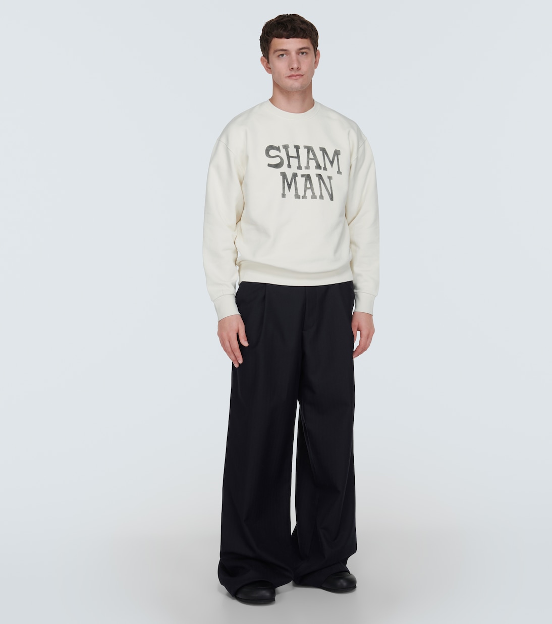 x Michael Clark printed cotton jersey sweatshirt | JW Anderson
