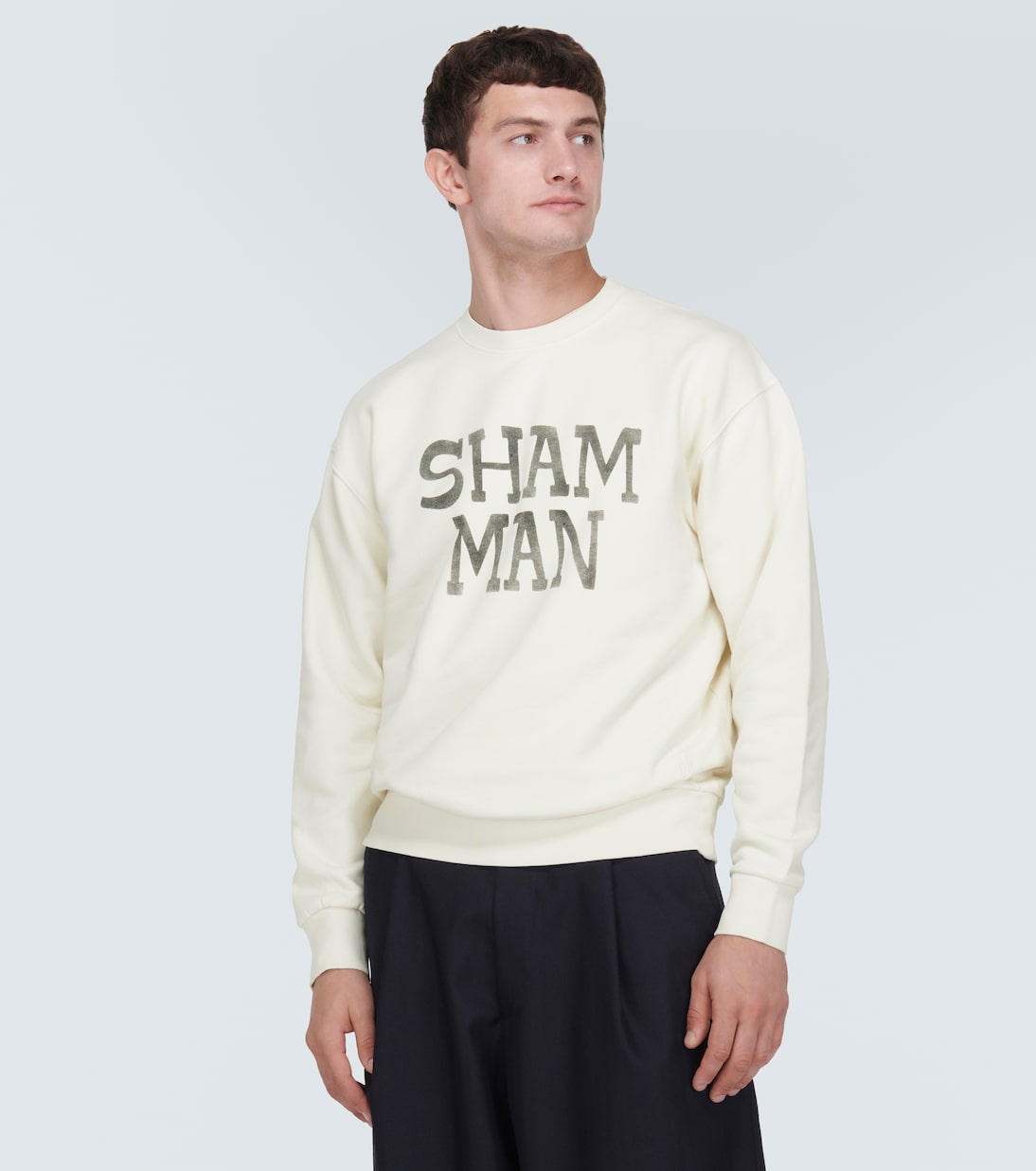 x Michael Clark printed cotton jersey sweatshirt | JW Anderson